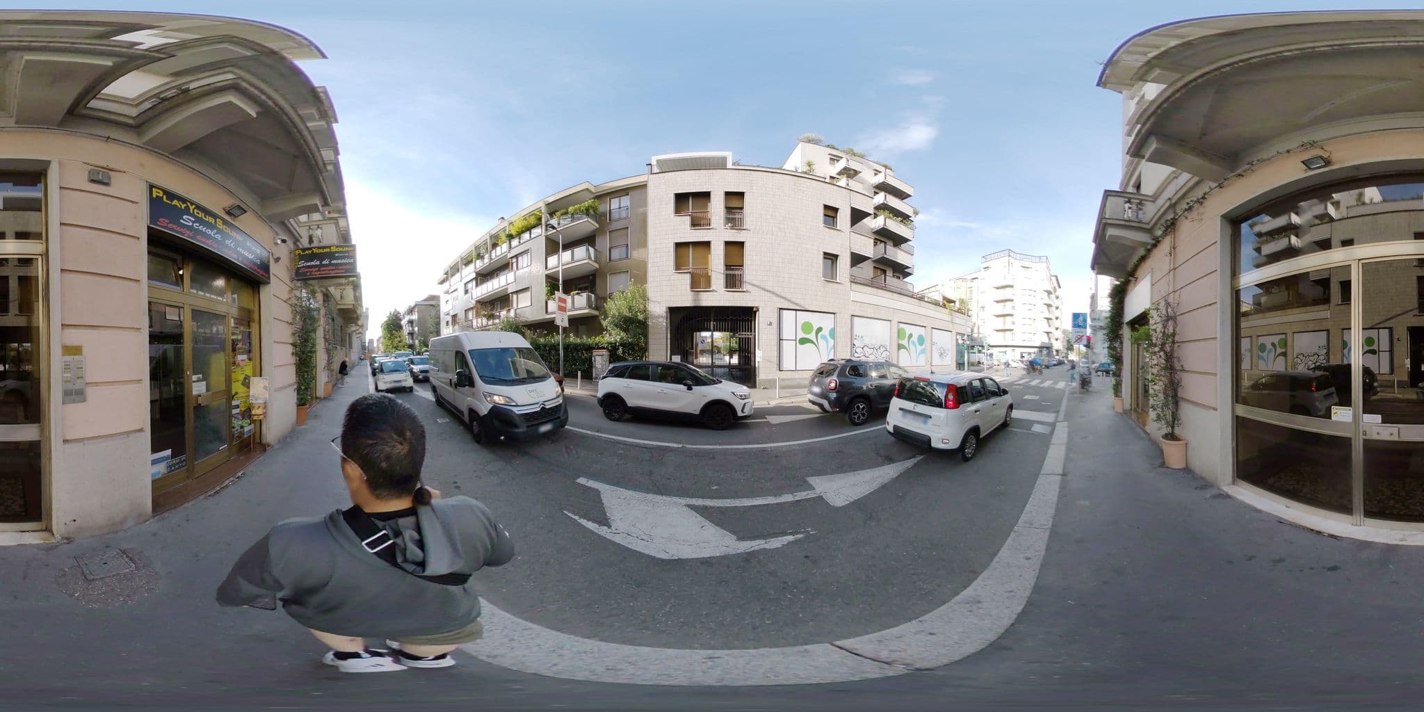 Street view near Atahotel, Adriano — © mapconcierge (CC BY-SA · Mapillary)