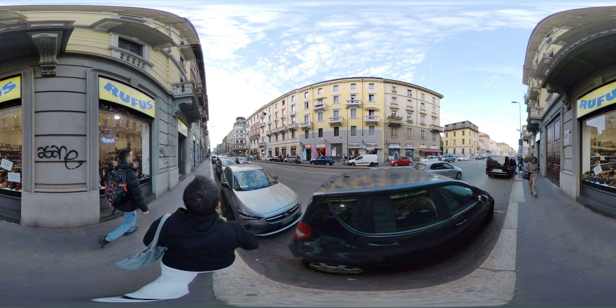 Street view near Numa Loreto, Brera — © mapconcierge (CC BY-SA · Mapillary)