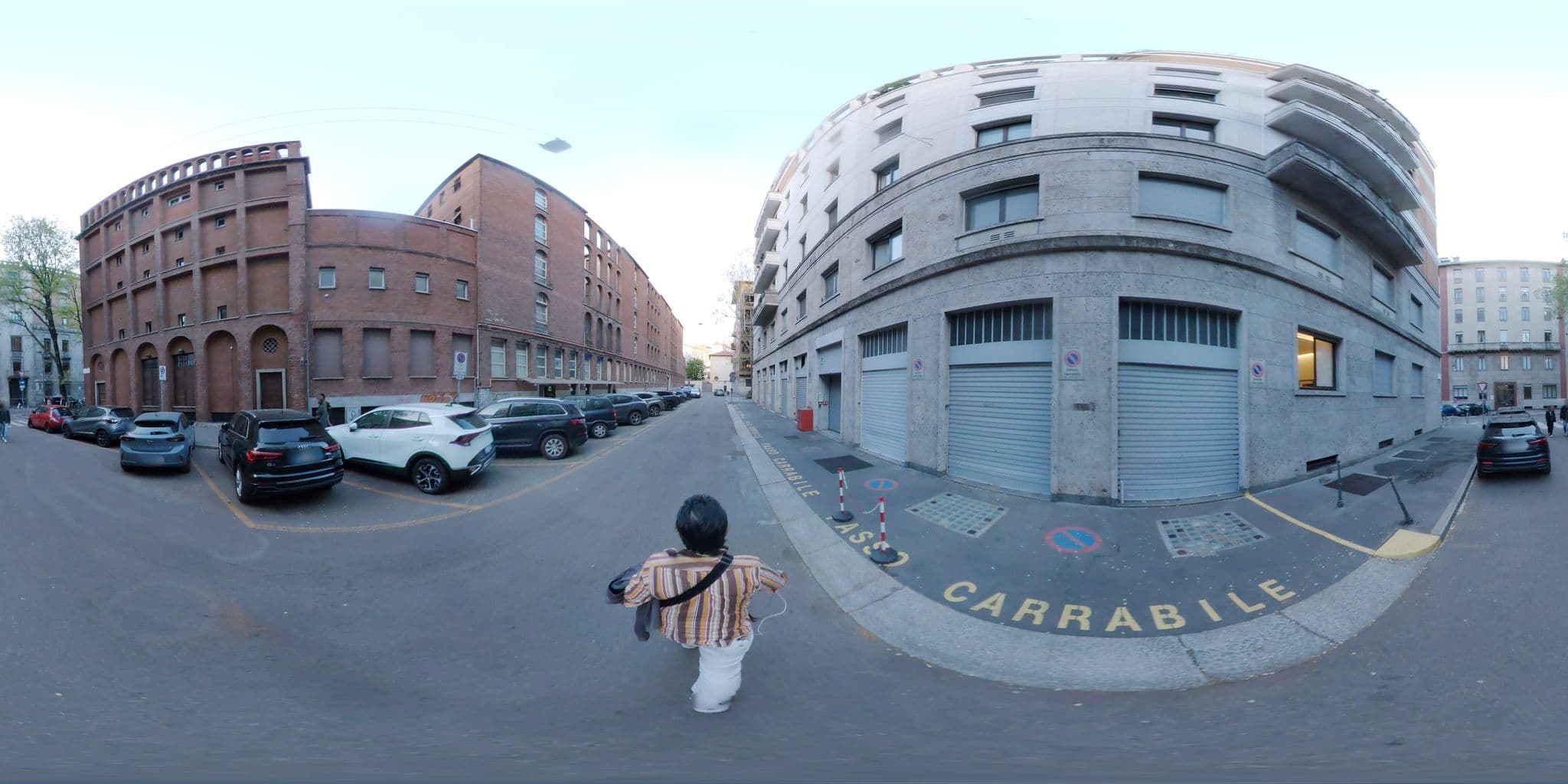 Street view near The Monastery Hostel, Brera — © mapconcierge (CC BY-SA · Mapillary)