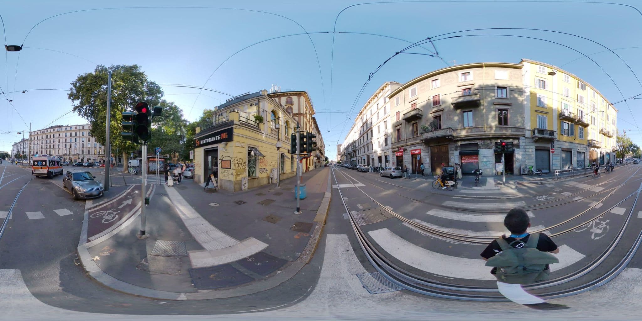 Street view near San Guido di Dr.Ing.Alessandro Fortis e C. SAS, Chinatown — © mapconcierge (CC BY-SA · Mapillary)