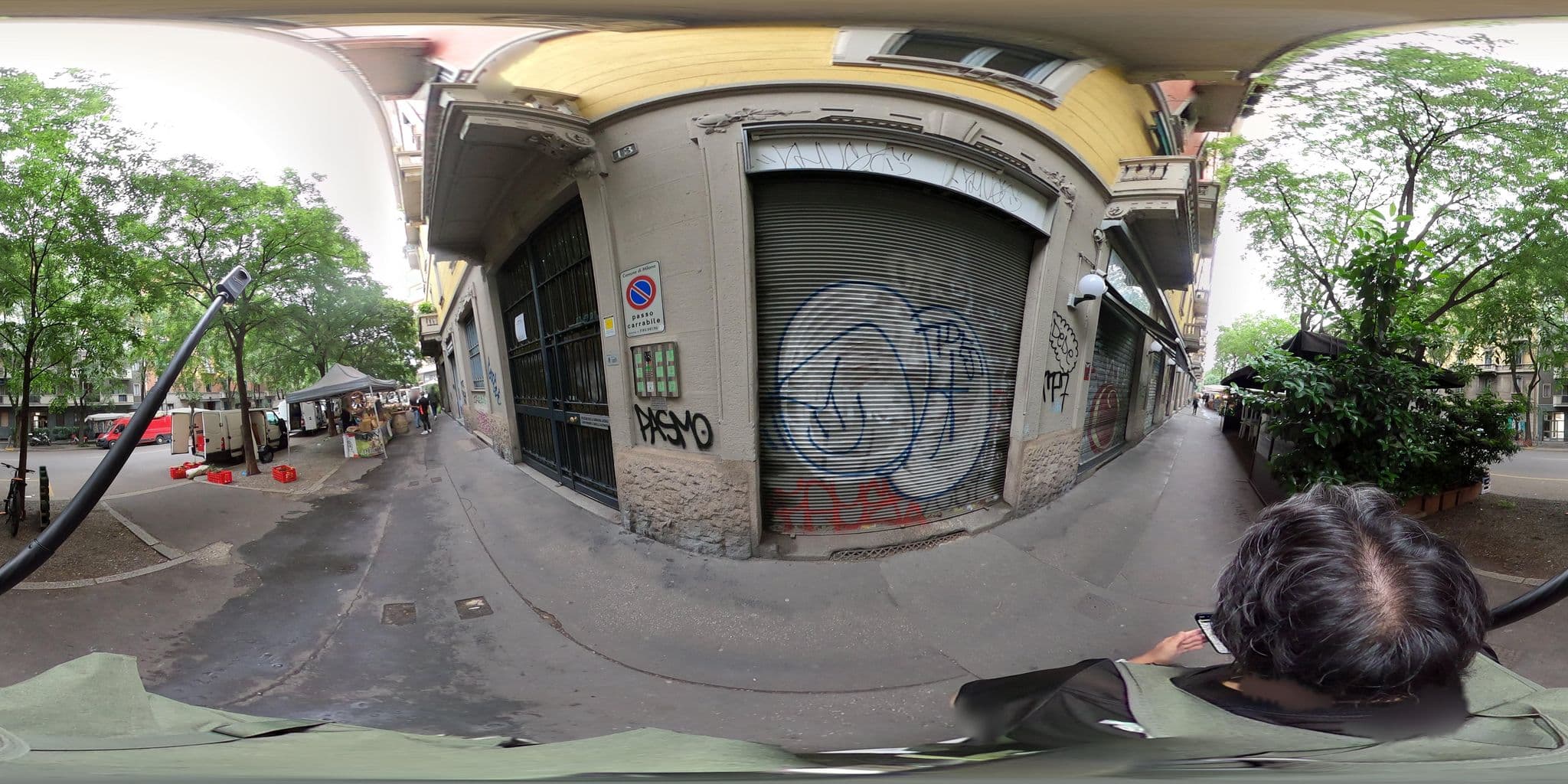 Street view near Libeccio Bed & Breakfast, Brera — © mapconcierge (CC BY-SA · Mapillary)