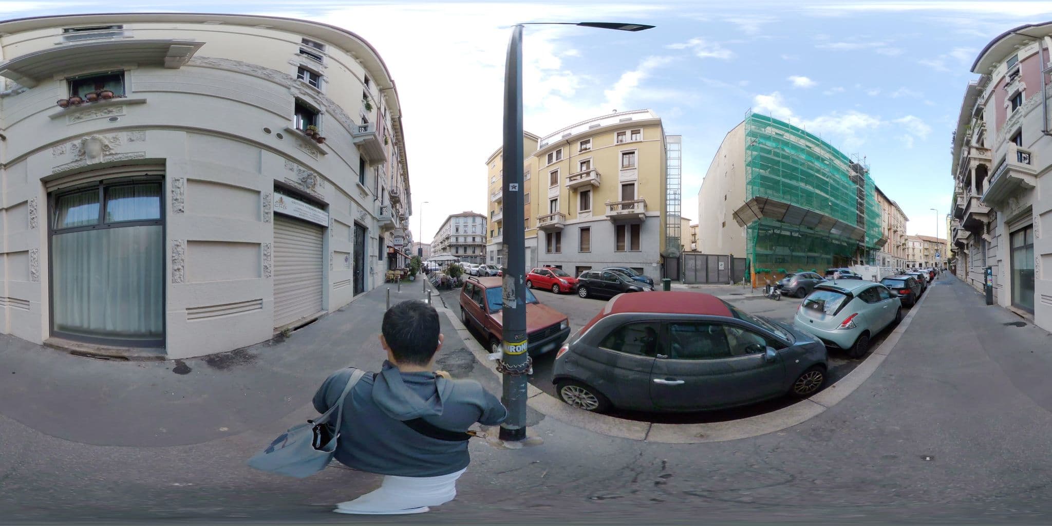 Street view near Elite Milano Apartments, Brera — © mapconcierge (CC BY-SA · Mapillary)