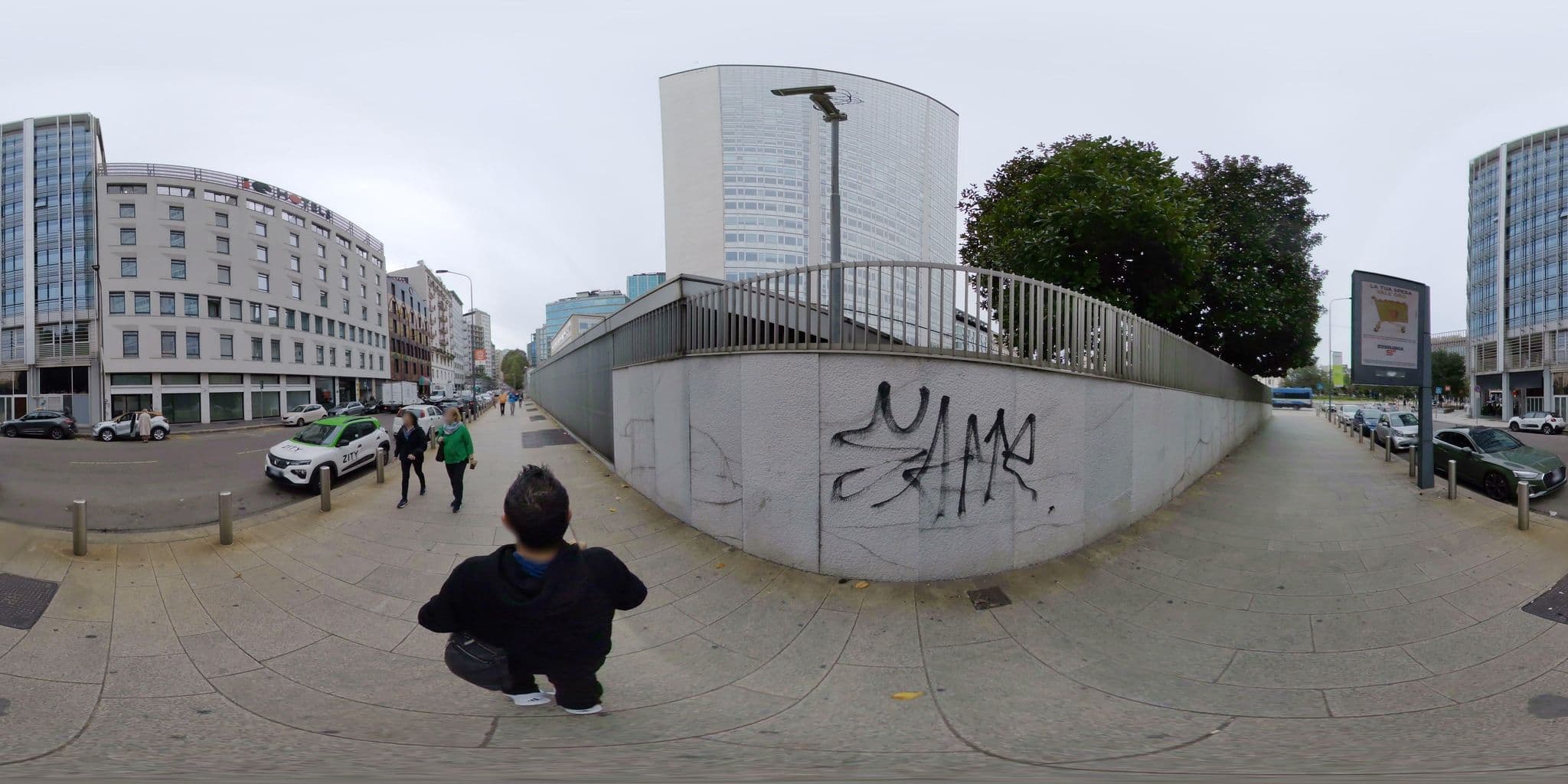 Street view near New York Hotel, Brera — © mapconcierge (CC BY-SA · Mapillary)