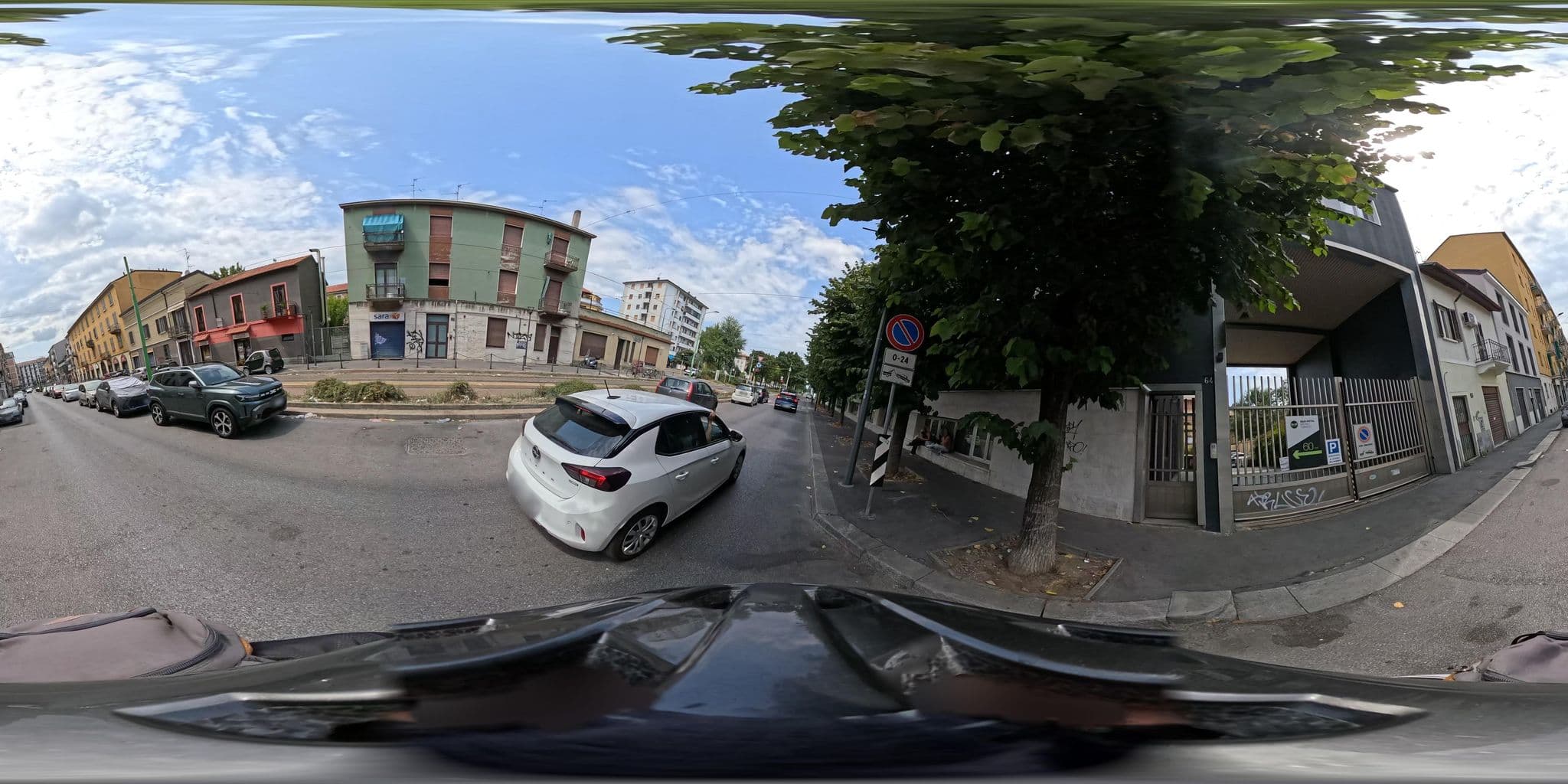 Street view near Centro Alberghiero Ornato, Bresso — © jacopofar (CC BY-SA · Mapillary)