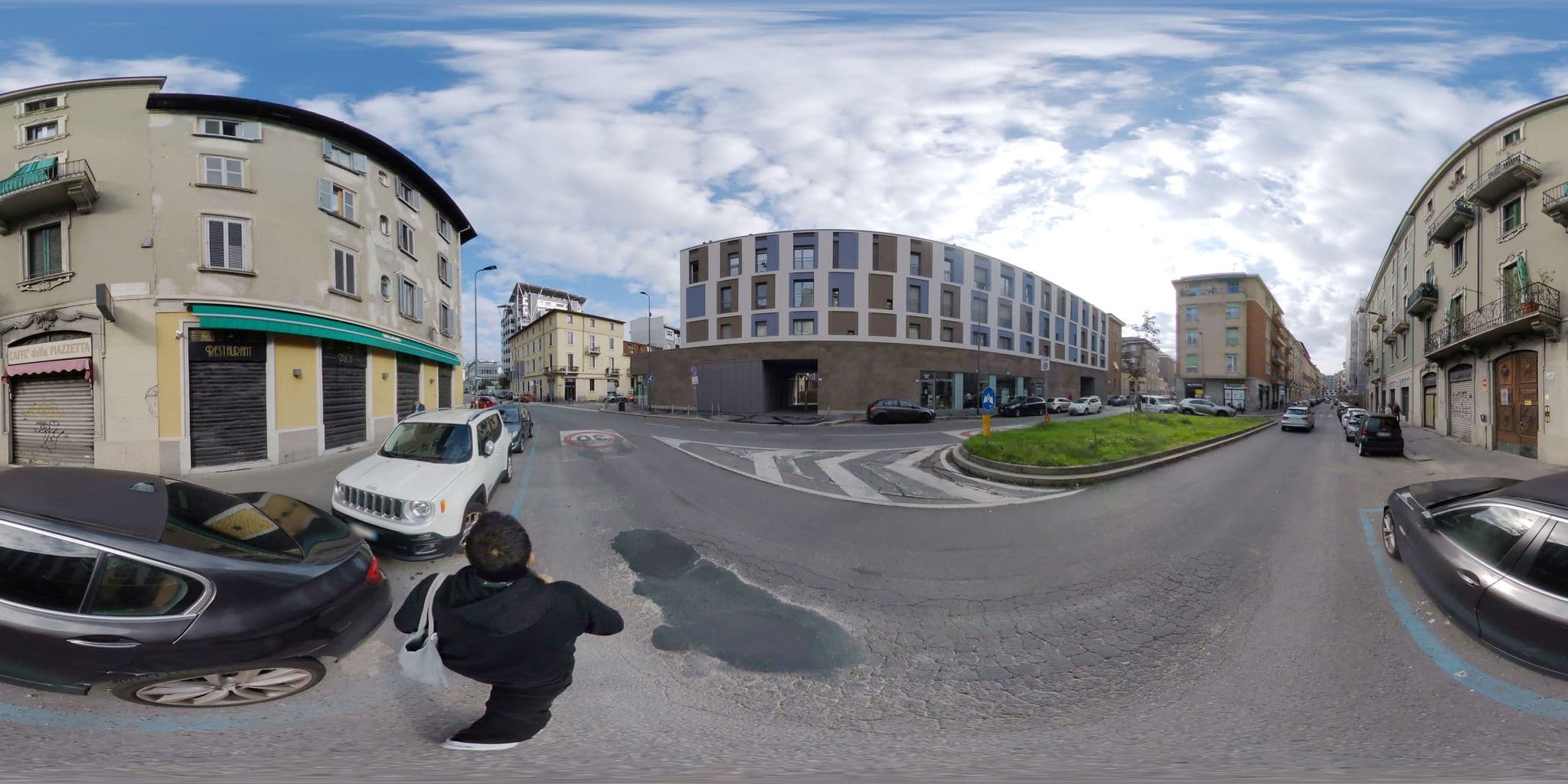 Street view near Lovely Terrace Apartment, Adriano — © mapconcierge (CC BY-SA · Mapillary)