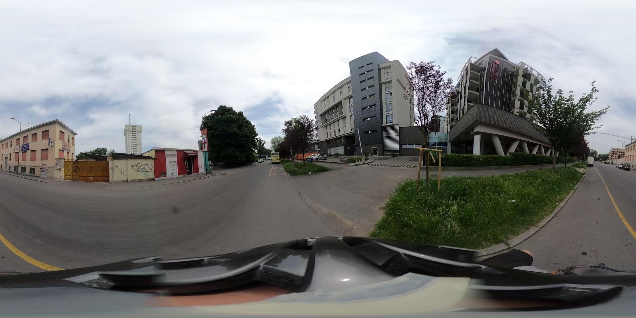 Street view near Camplus Turro, Adriano — © jacopofar (CC BY-SA · Mapillary)