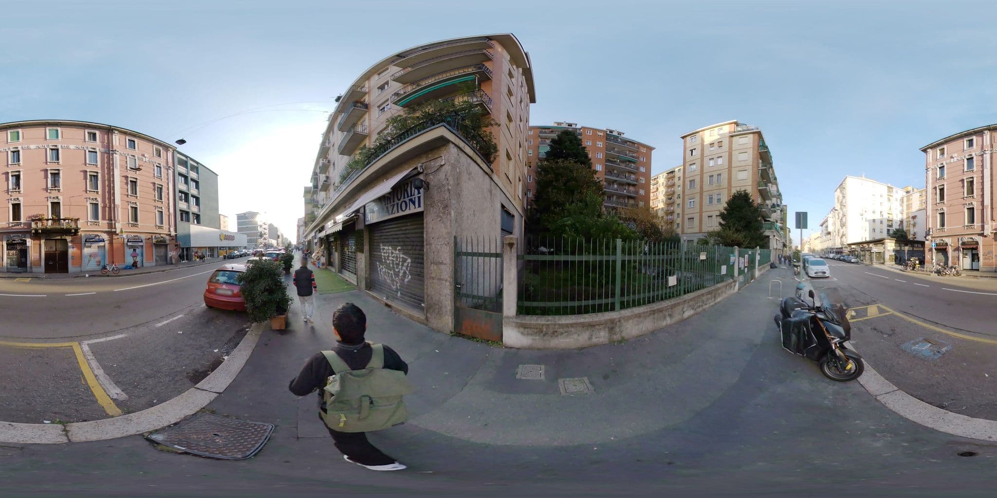Street view near Alberghi Hotel Trento, Adriano — © mapconcierge (CC BY-SA · Mapillary)