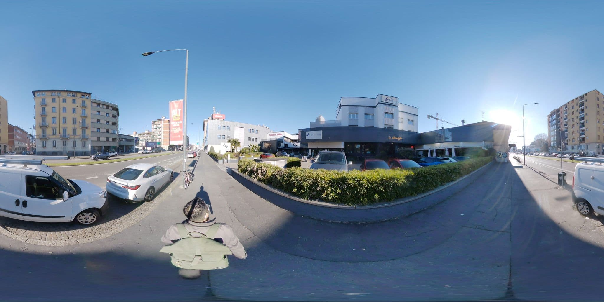 Street view near Best Western Italia S.c.p.A., Adriano — © mapconcierge (CC BY-SA · Mapillary)