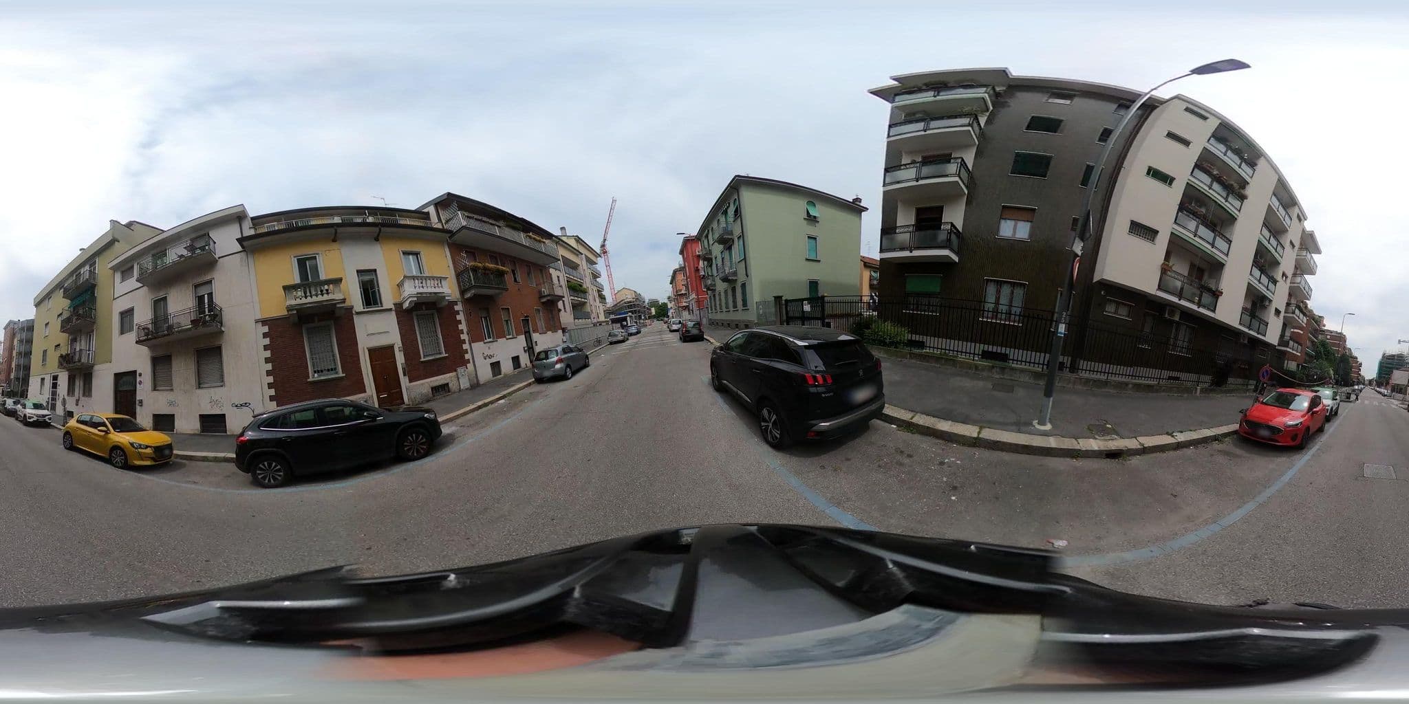 Street view near Milan Hotel, Sesto San Giovanni — © jacopofar (CC BY-SA · Mapillary)
