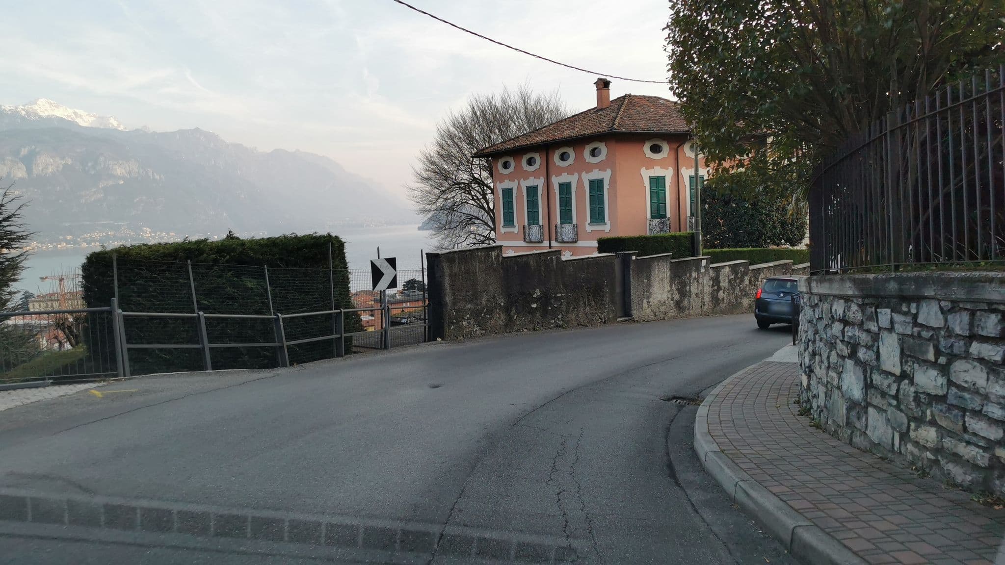 Street view near Albergo Loveno di Galesso Anna Maria, Menaggio — © kaitu (CC BY-SA · Mapillary)