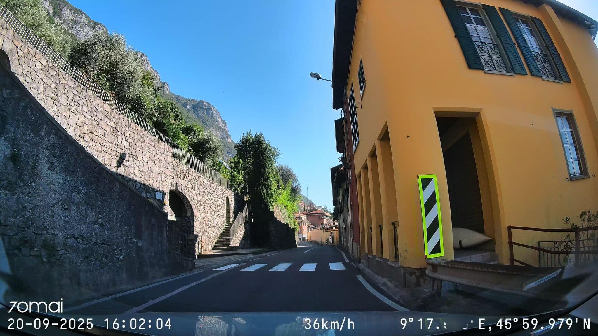 Street view near Il Nido Dei Gabbiani, Bellagio — © doriel (CC BY-SA · Mapillary)