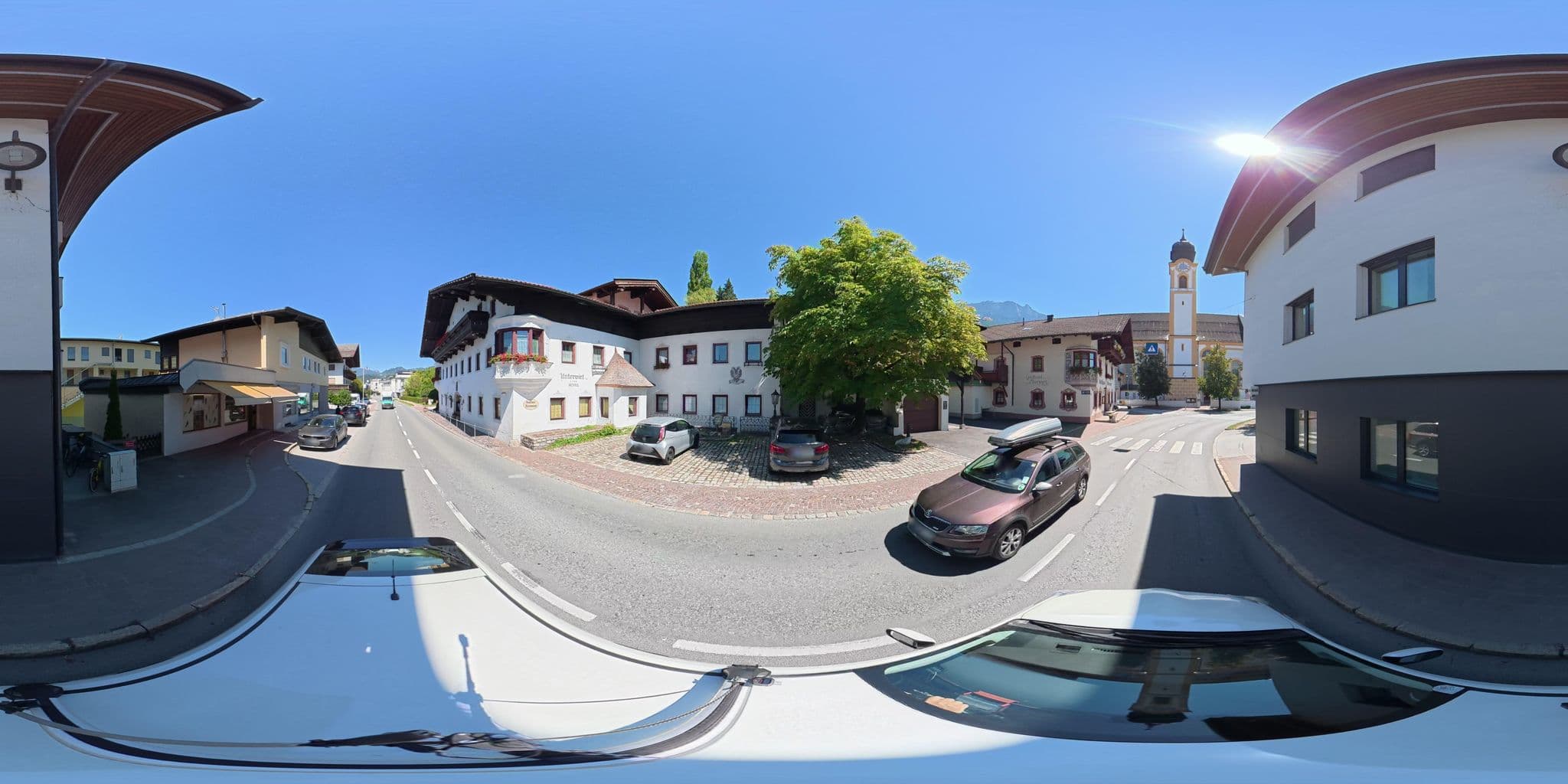 Street view near Gourmethotel Unterwirt, Ebbs — © osmplus_org (CC BY-SA · Mapillary)