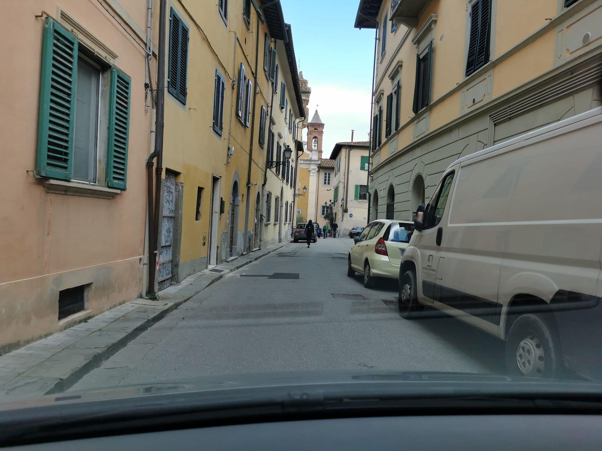 Street view near Le sSreghe d'Arimathea, Pisa — © canfe (CC BY-SA · Mapillary)