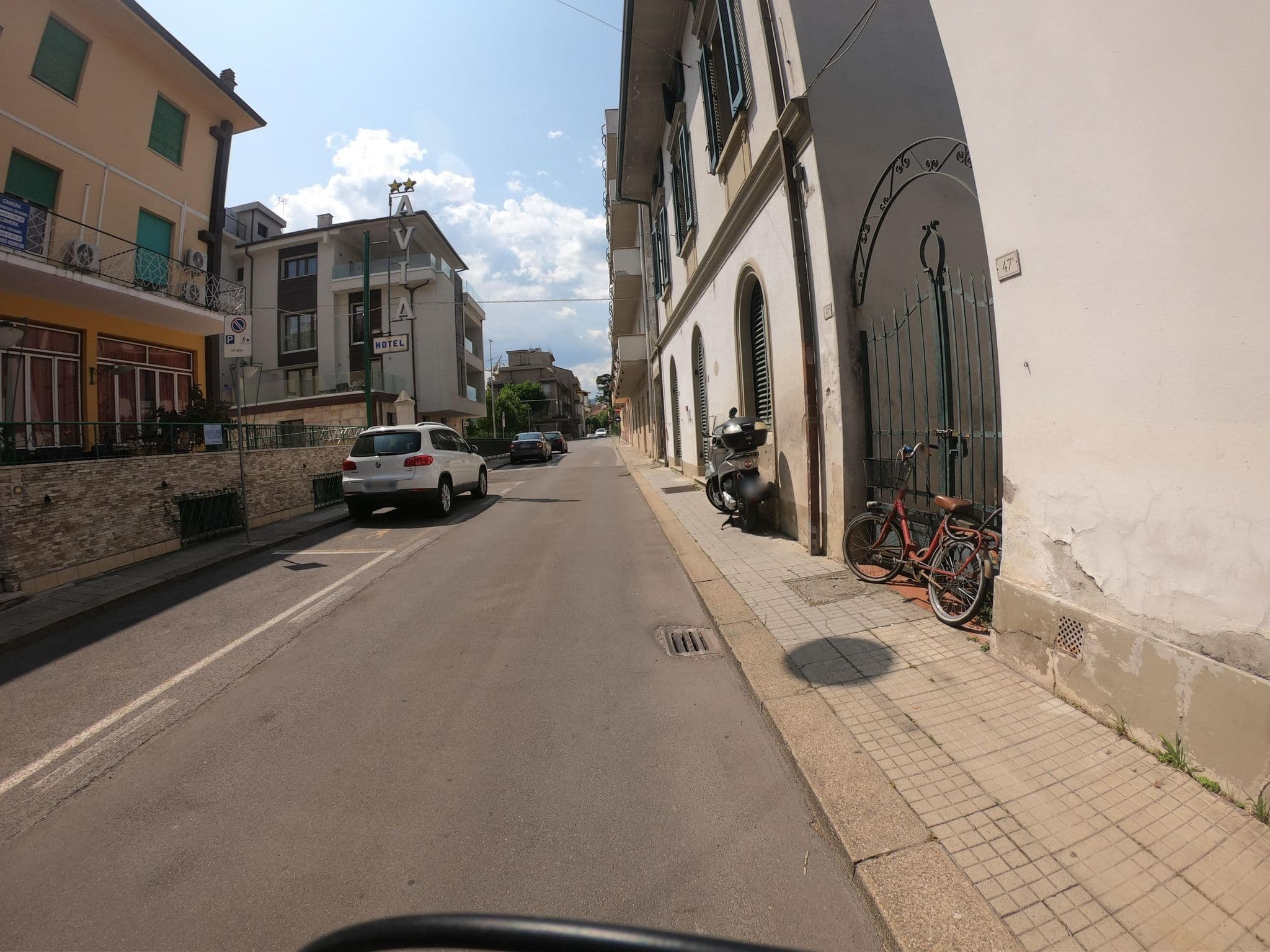 Street view near Albergo Avia, Montecatini-Terme — © pbb (CC BY-SA · Mapillary)