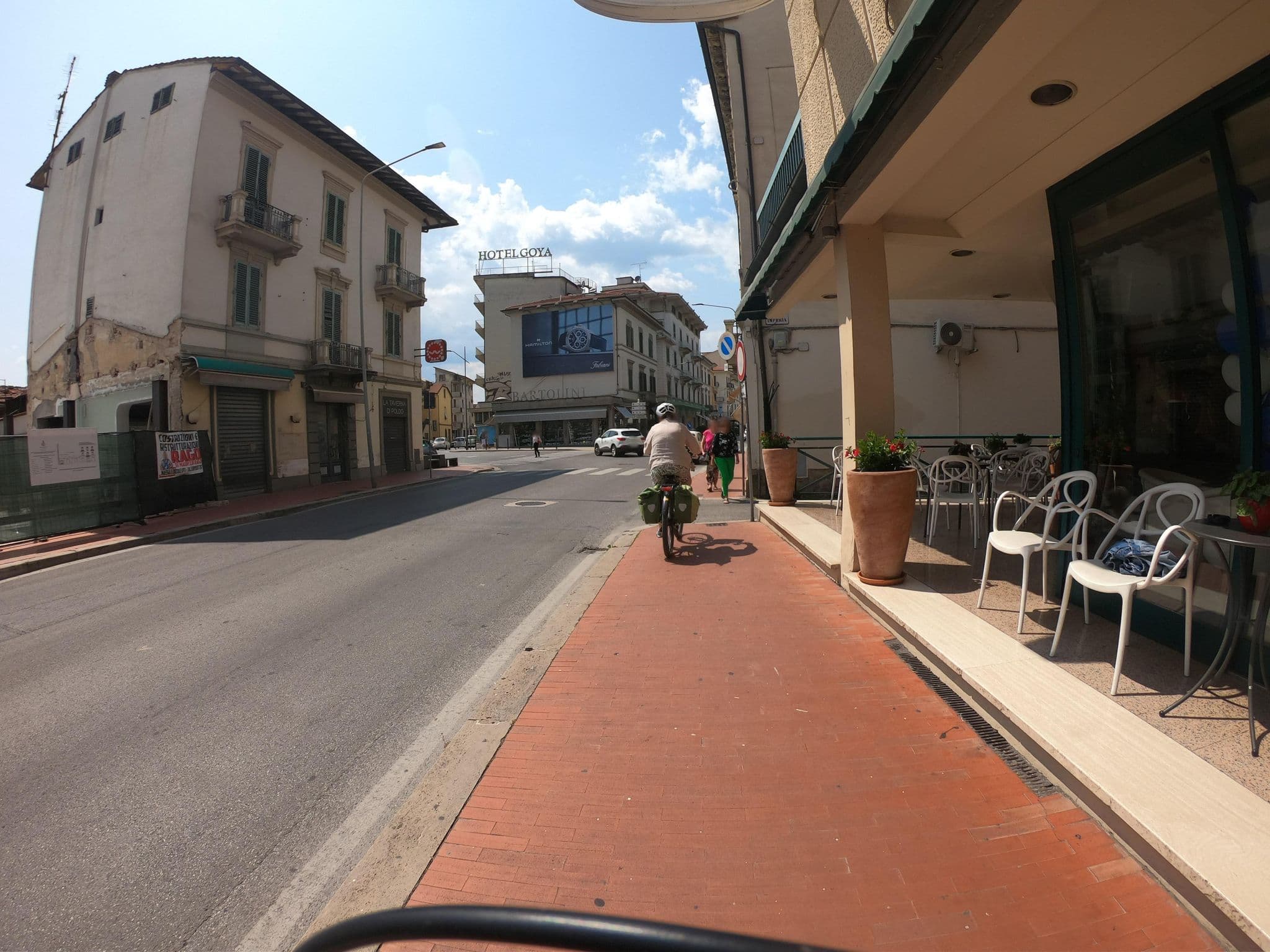 Street view near Ristorante Pizzeria Albergo Bolognese, Montecatini-Terme — © pbb (CC BY-SA · Mapillary)