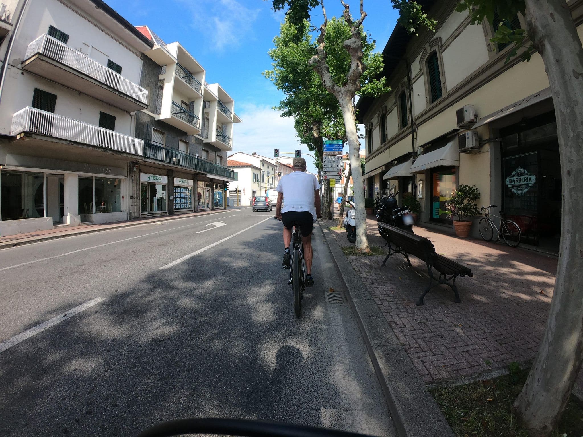 Street view near Hotel Prestige, Montecatini-Terme — © pbb (CC BY-SA · Mapillary)