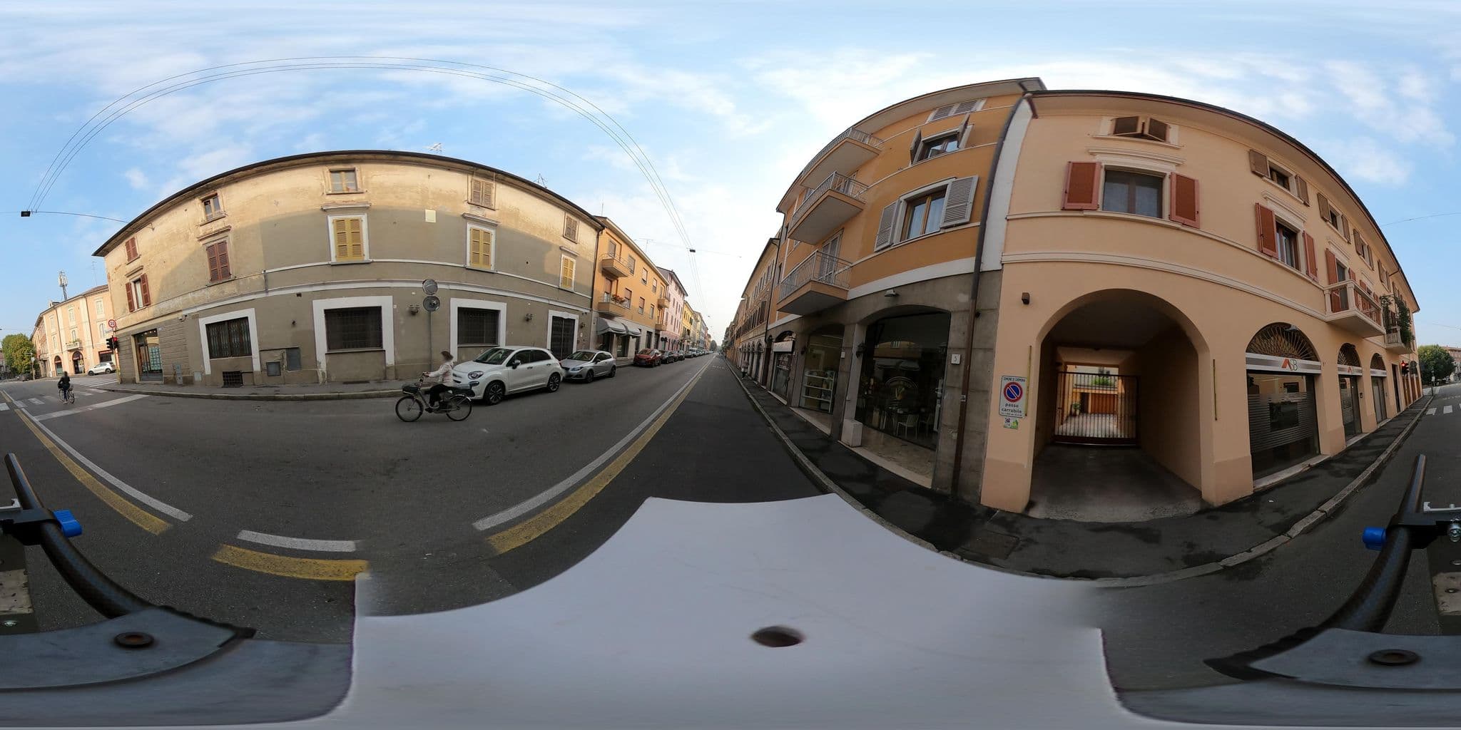 Street view near Locanda Tre Spade, Cremona — © wegavision (CC BY-SA · Mapillary)