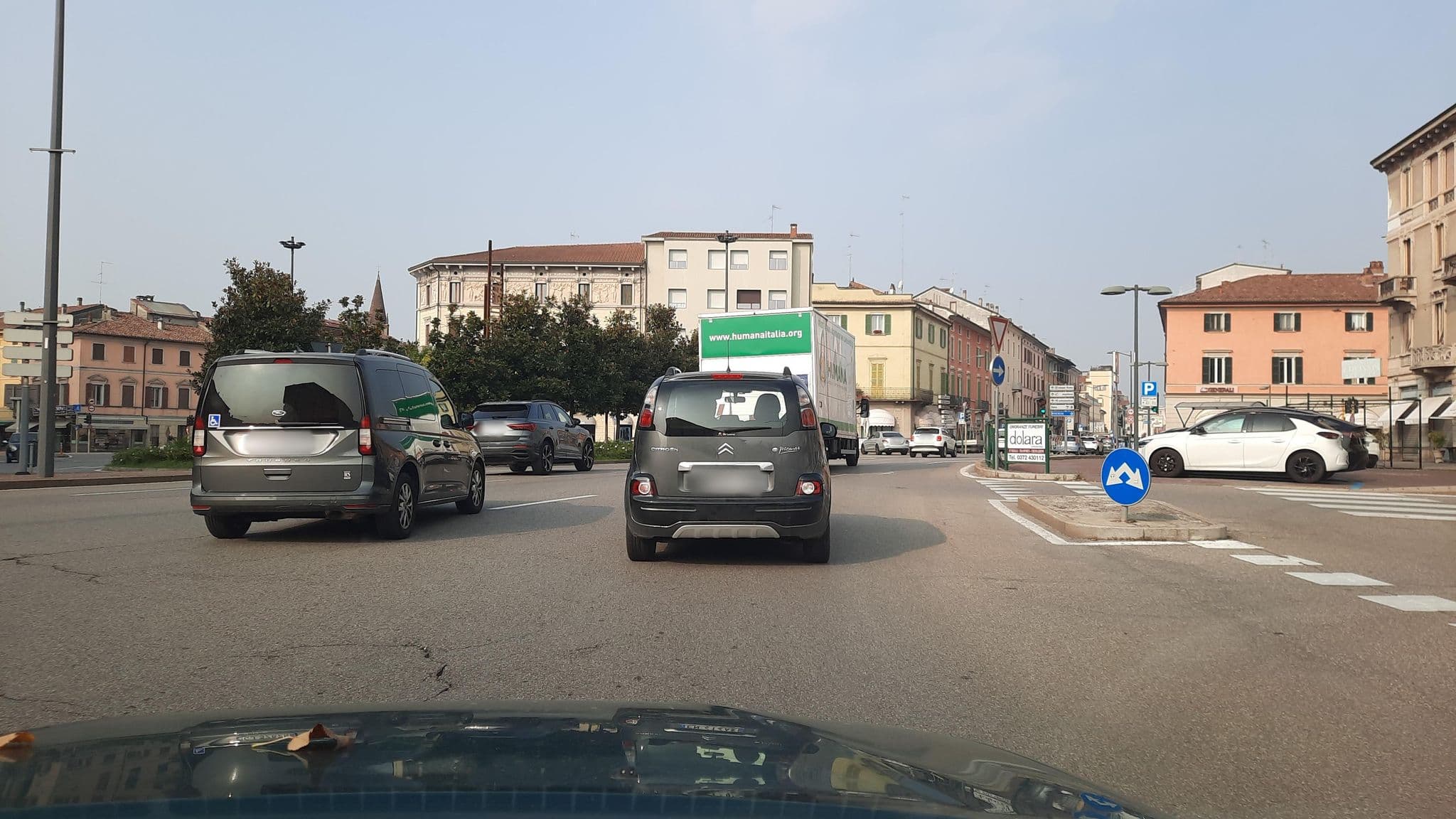 Street view near Al Quarto Terrazza Mediterranea, Cremona — © wegavision (CC BY-SA · Mapillary)