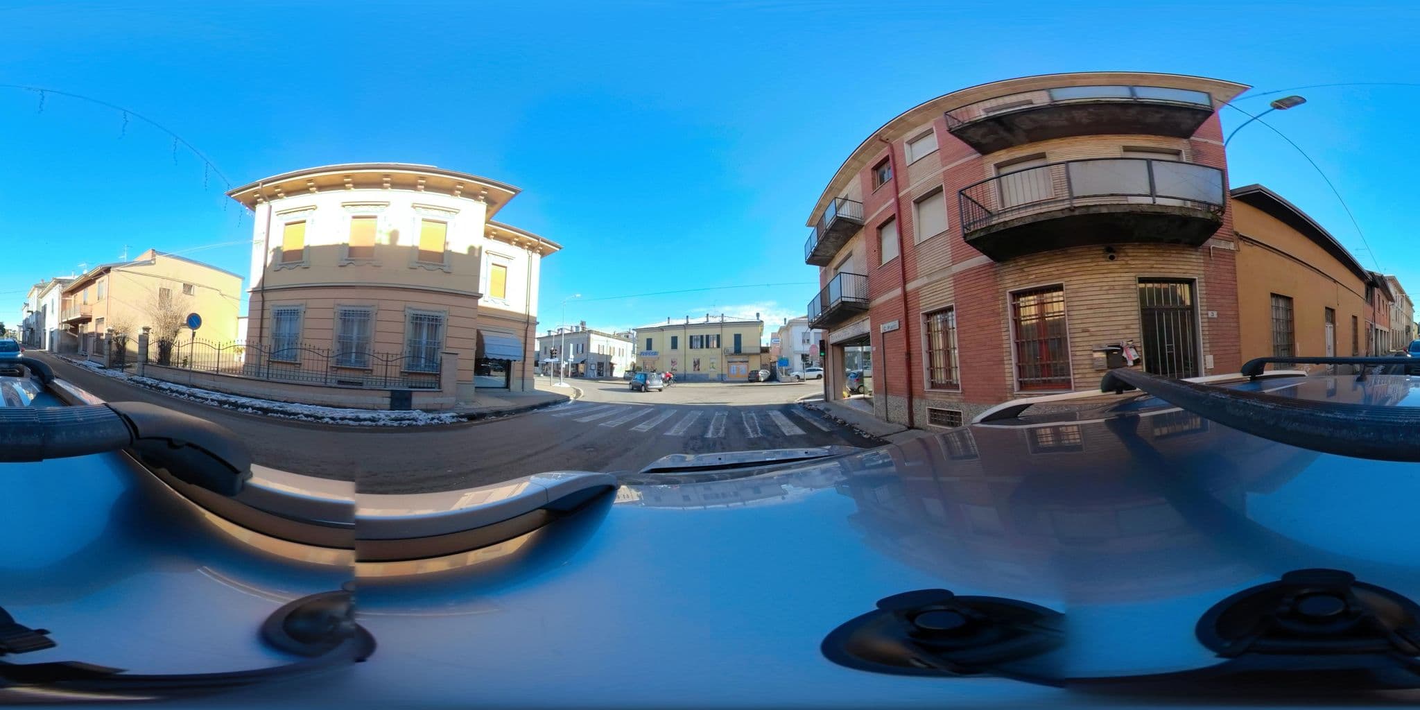 Street view near Albergo Fiocchi, Podenzano — © Francesco_Brs (CC BY-SA · Mapillary)