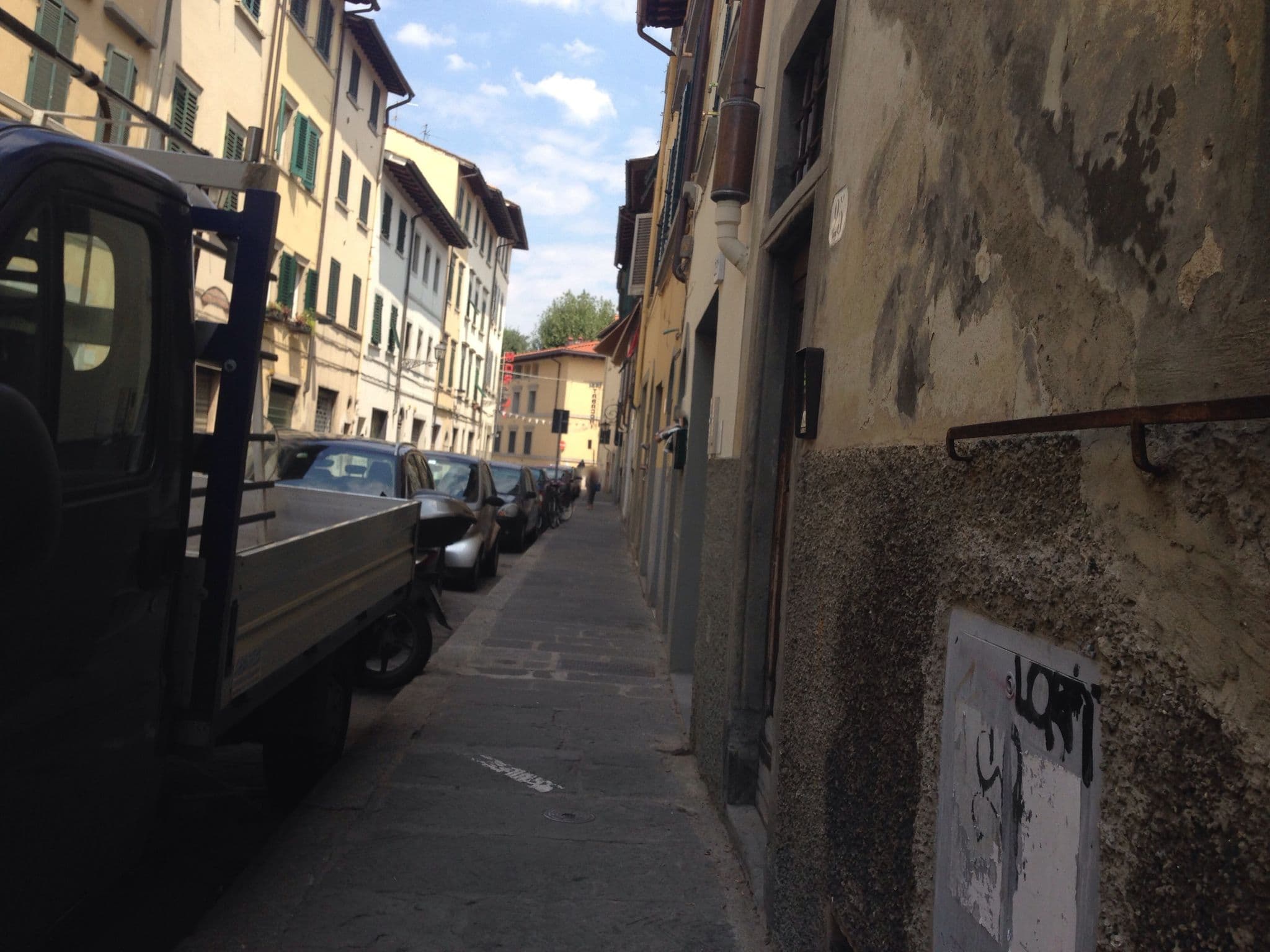Street view near Carlotta's Loft, Florence — © scribblemaniac (CC BY-SA · Mapillary)