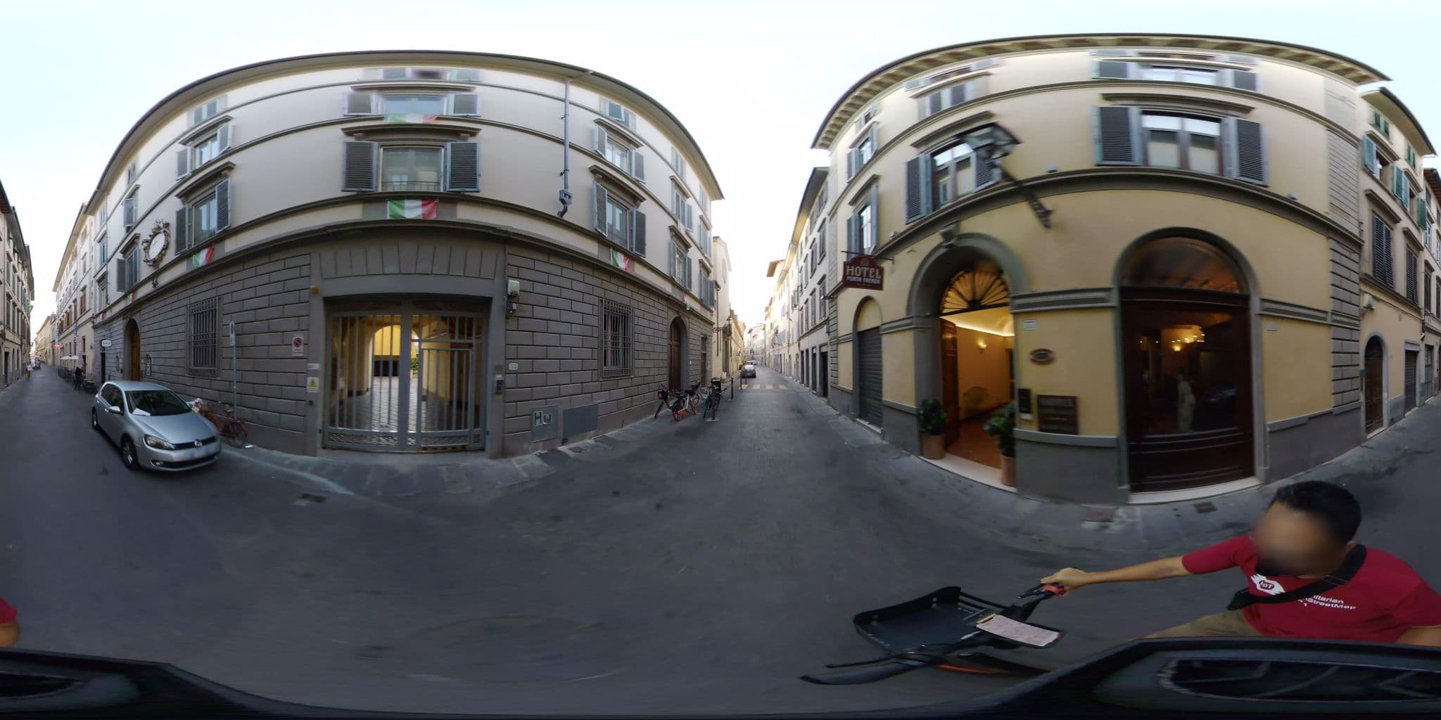 Street view near Borgo Guelfo III, Florence — © dilipshrikhande (CC BY-SA · Mapillary)