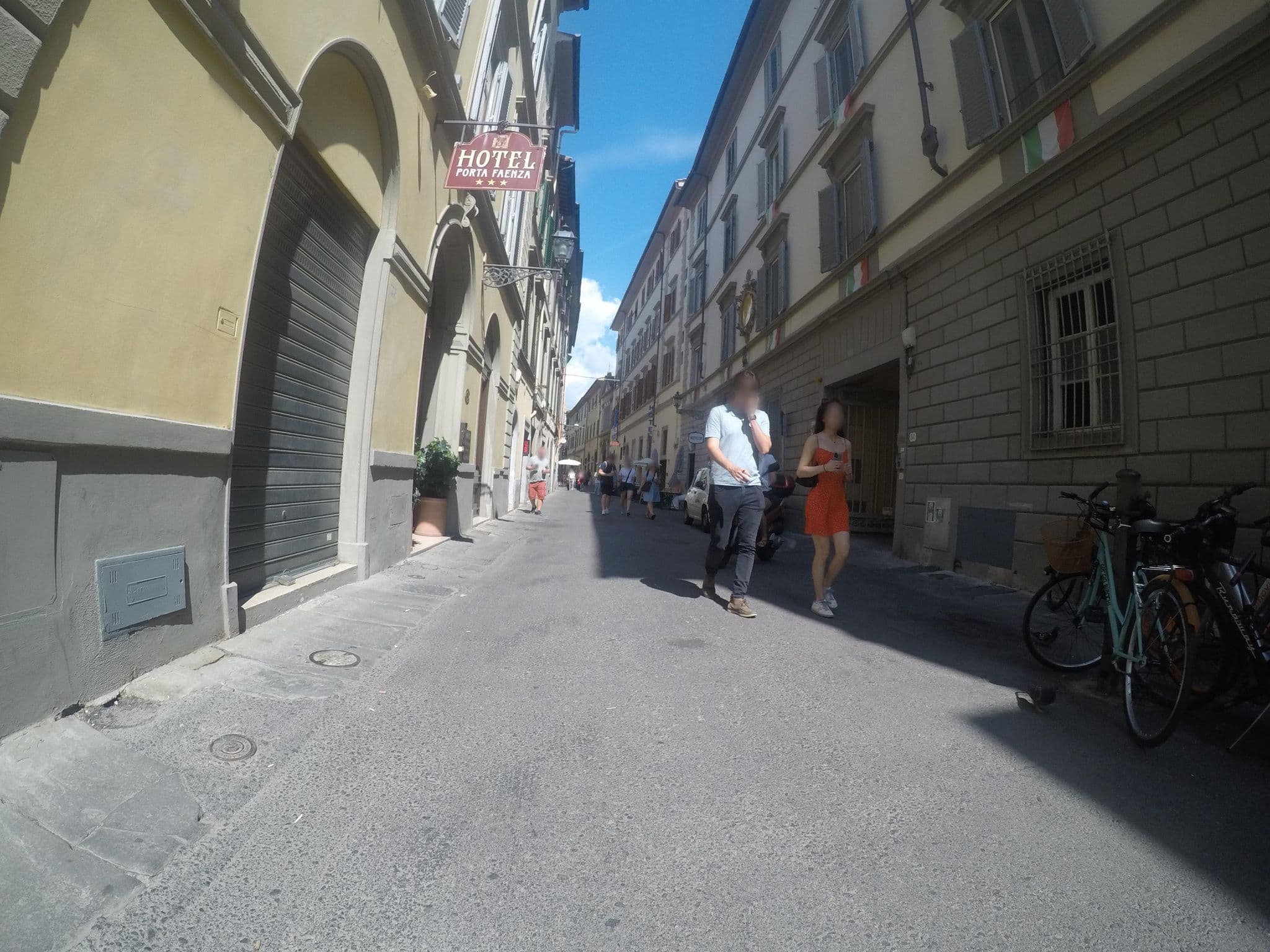 Street view near Borgo Guelfo VIII, Florence — © chrisbeddow (CC BY-SA · Mapillary)