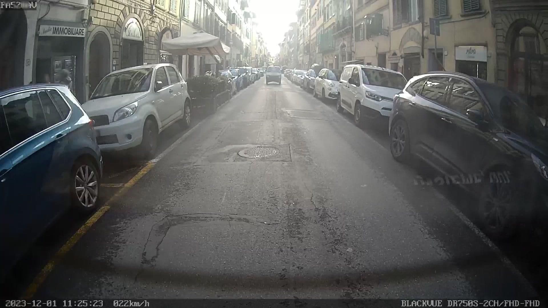 Street view near Faceroom Hotel, Florence — © riccardofuziercayla (CC BY-SA · Mapillary)