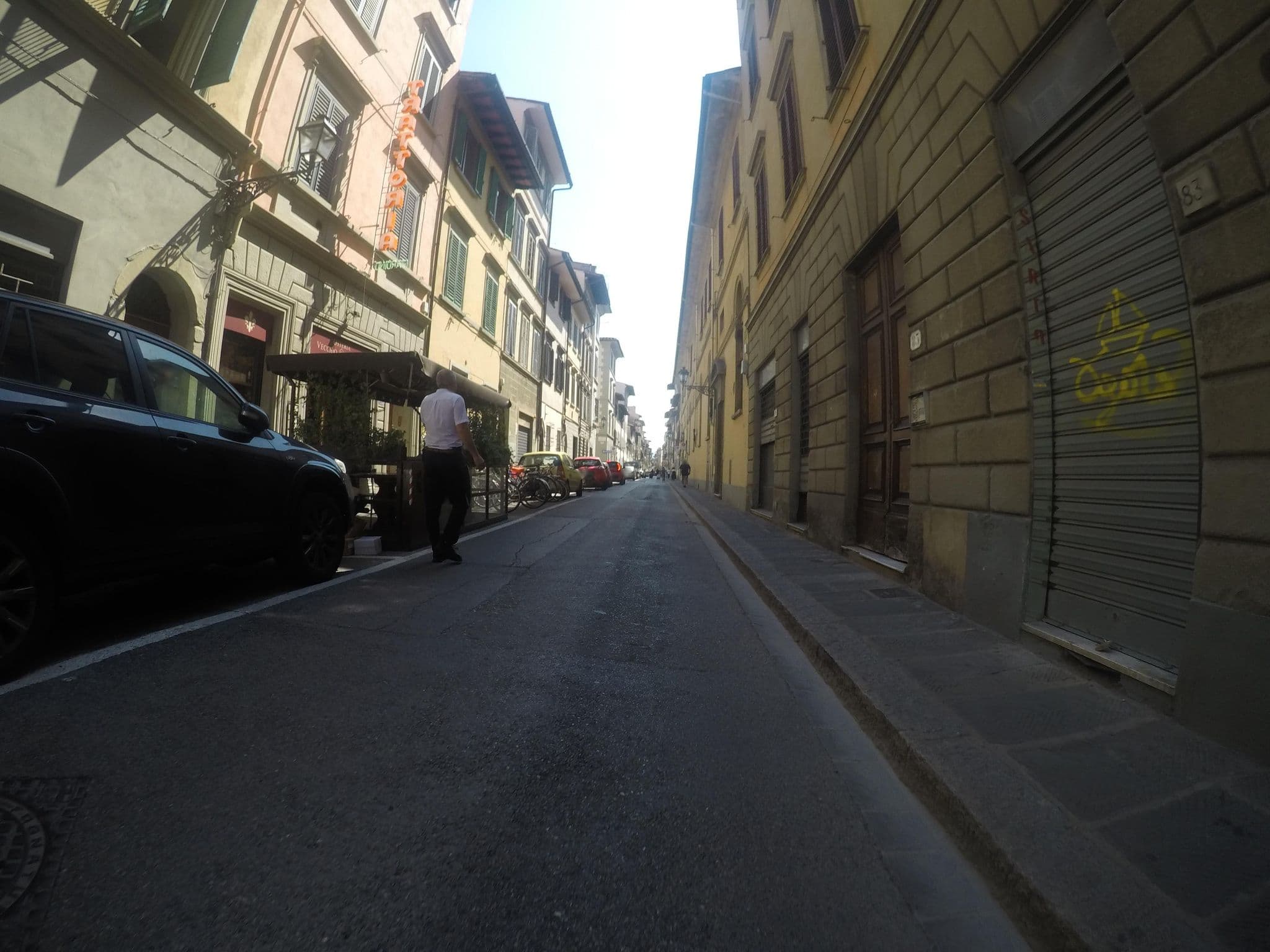 Street view near Hotel Il Bargellino, Florence — © chrisbeddow (CC BY-SA · Mapillary)