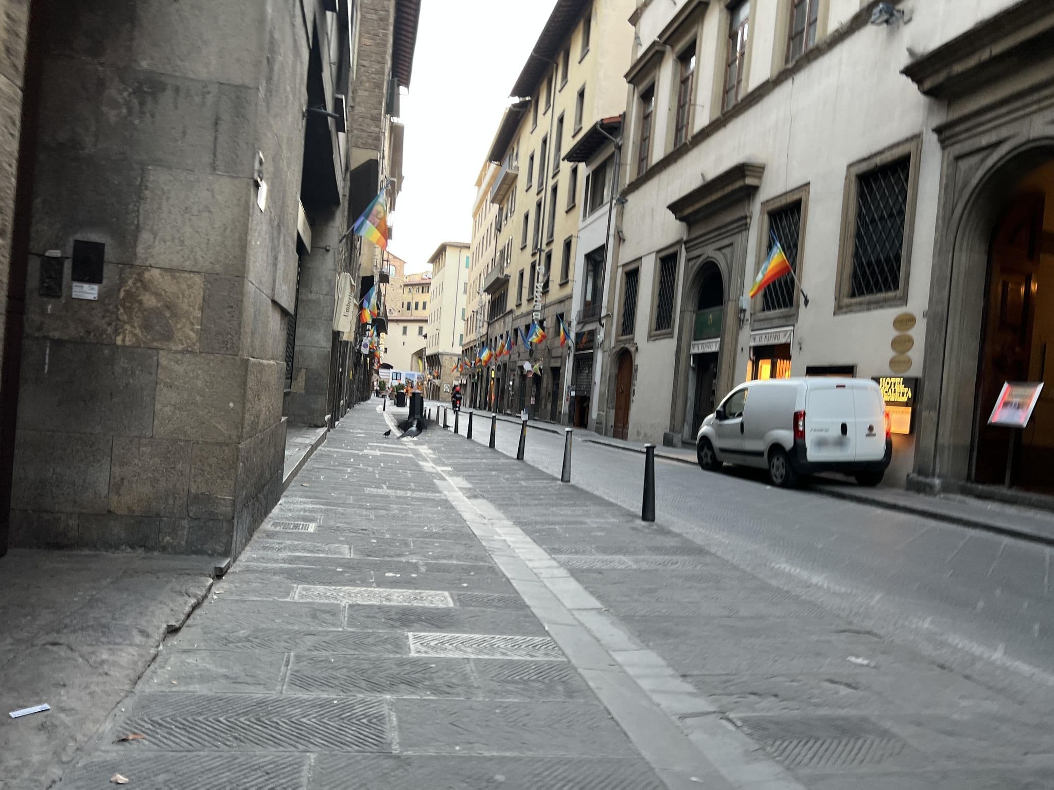 Street view near La Scaletta Hotel Florence, Florence — © shogohirasawa (CC BY-SA · Mapillary)