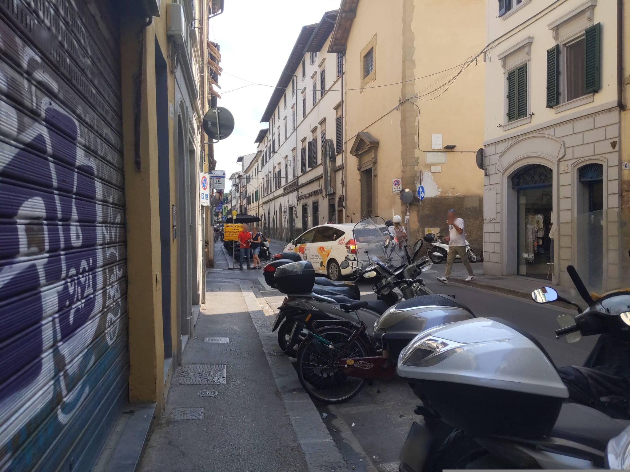 Street view near Pensionato Pio X, Florence — © martinligabue (CC BY-SA · Mapillary)