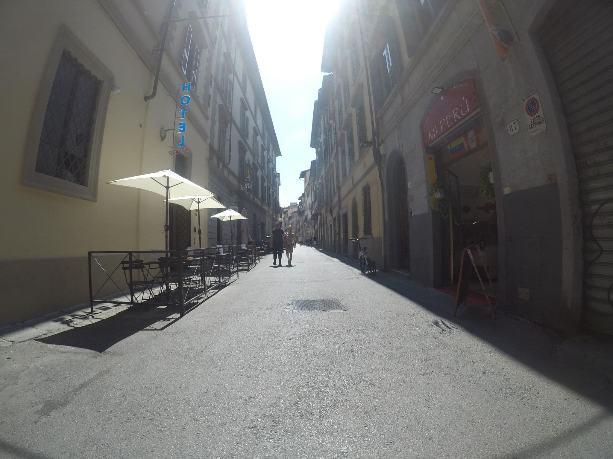 Street view near Hostel Marcella, Florence — © chrisbeddow (CC BY-SA · Mapillary)