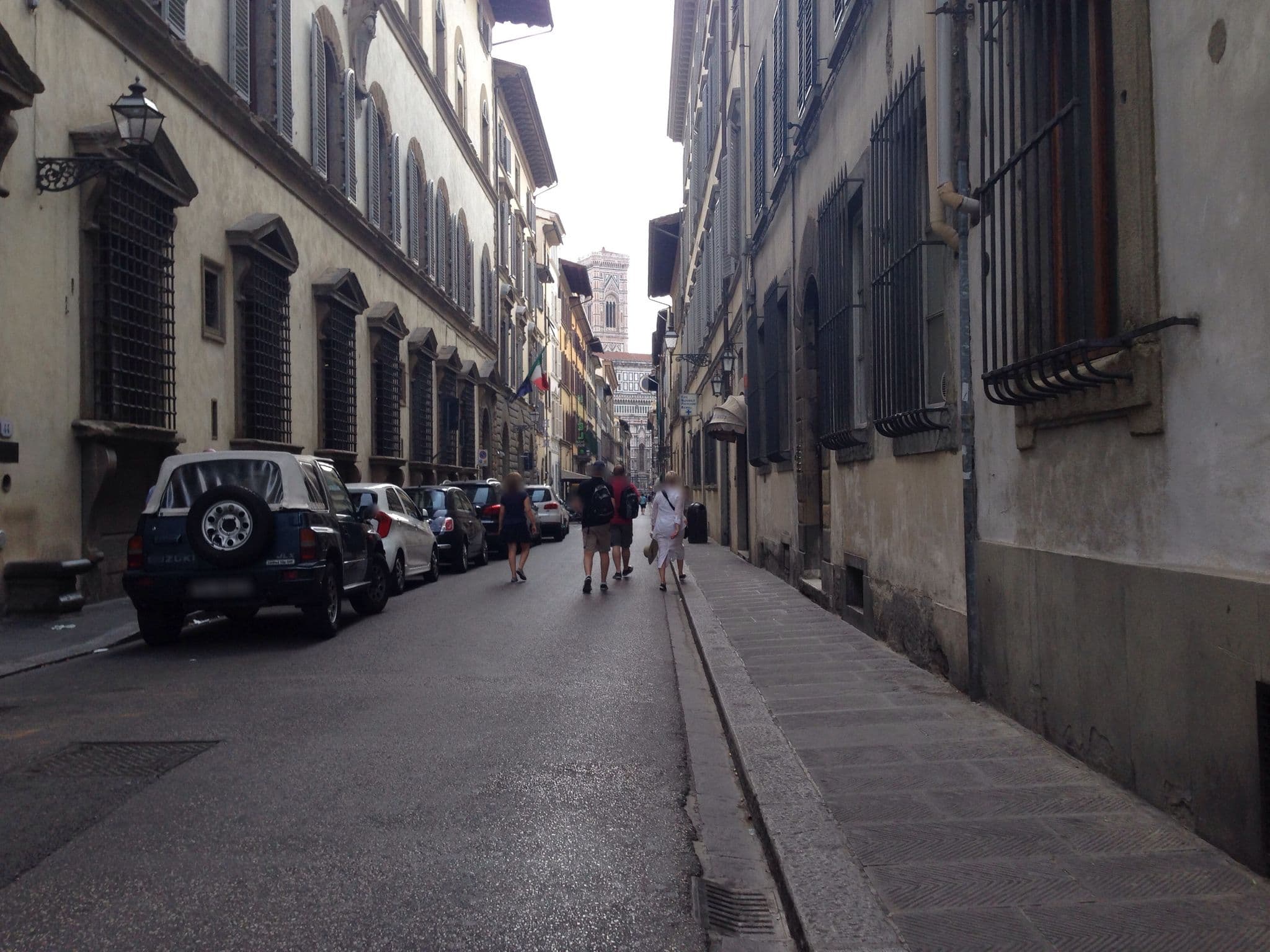 Street view near David Inn Hostel, Florence — © scribblemaniac (CC BY-SA · Mapillary)