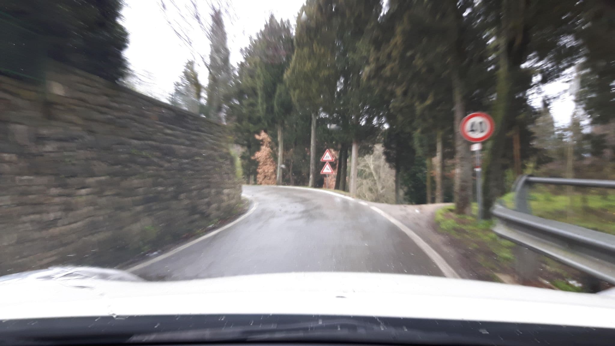 Street view near Villa Baccano, Fiesole — © roadroid (CC BY-SA · Mapillary)