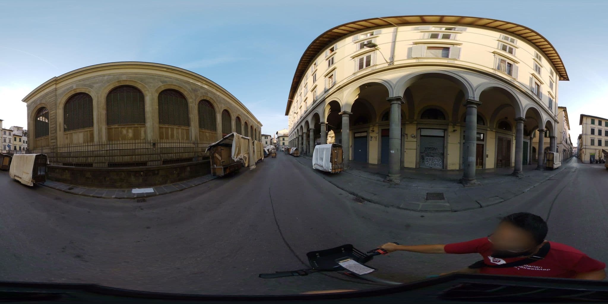 Street view near San Lorenzo Central Market View, Florence — © dilipshrikhande (CC BY-SA · Mapillary)