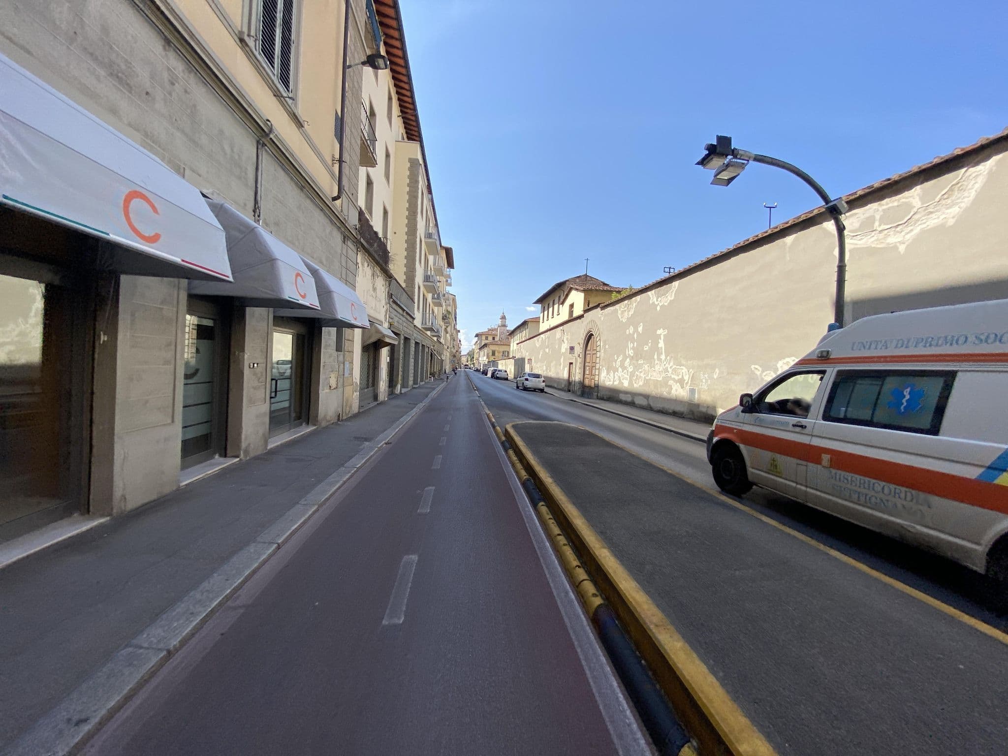 Street view near Albergo Genzianella, Florence — © asturksever (CC BY-SA · Mapillary)