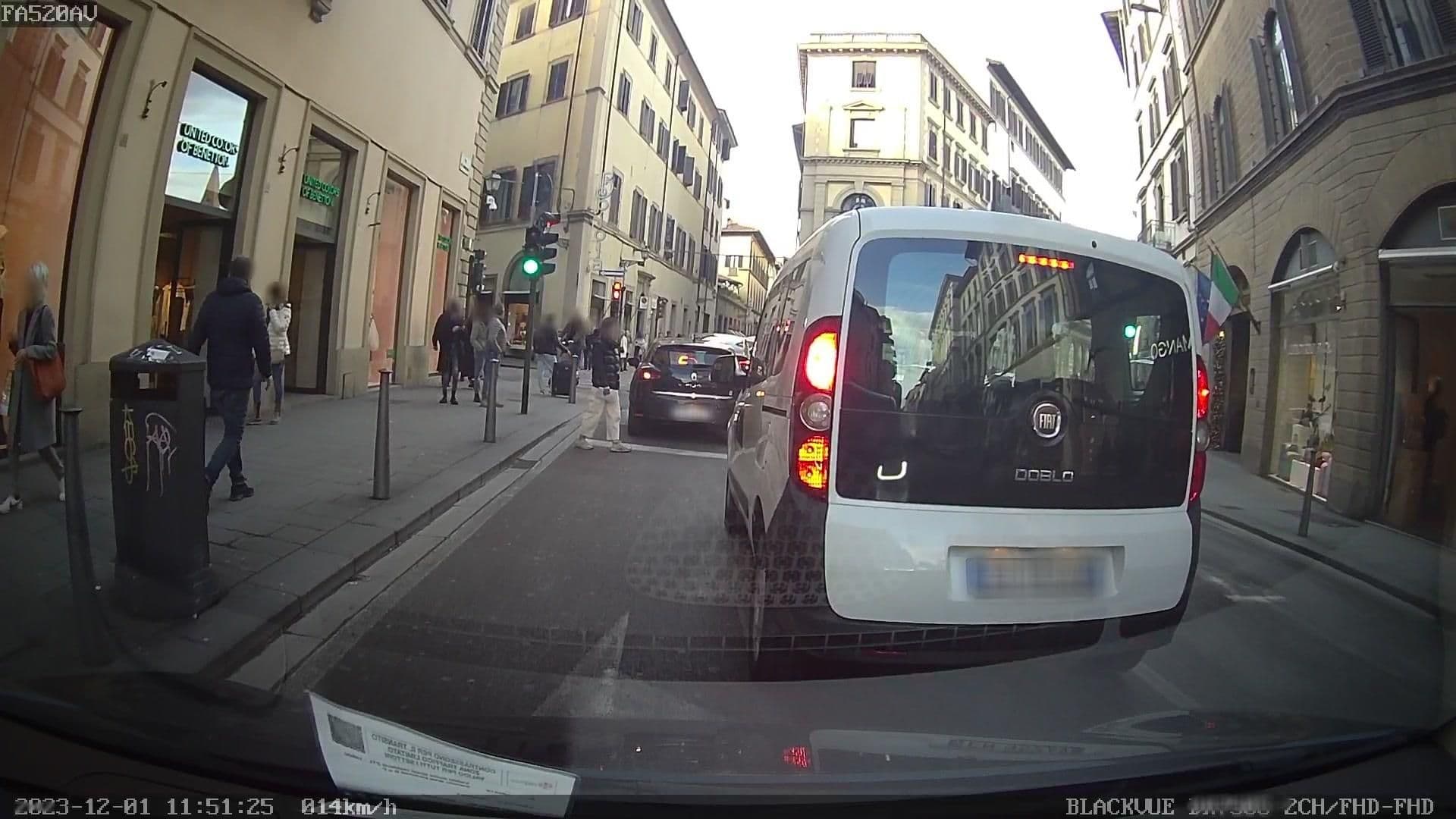 Street view near Hotel La Gioconda, Florence — © riccardofuziercayla (CC BY-SA · Mapillary)