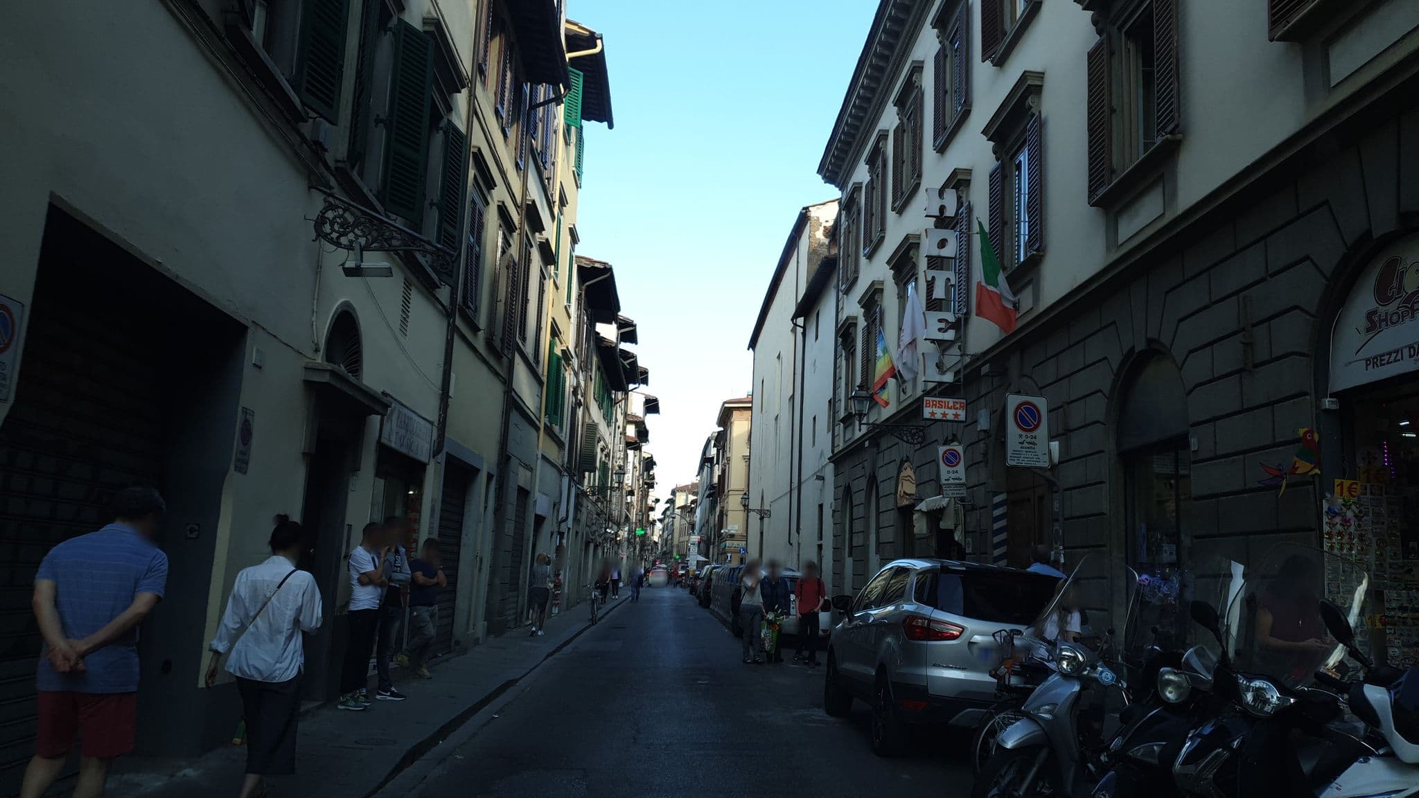 Street view near Hotel Flom, Florence — © jopparn (CC BY-SA · Mapillary)