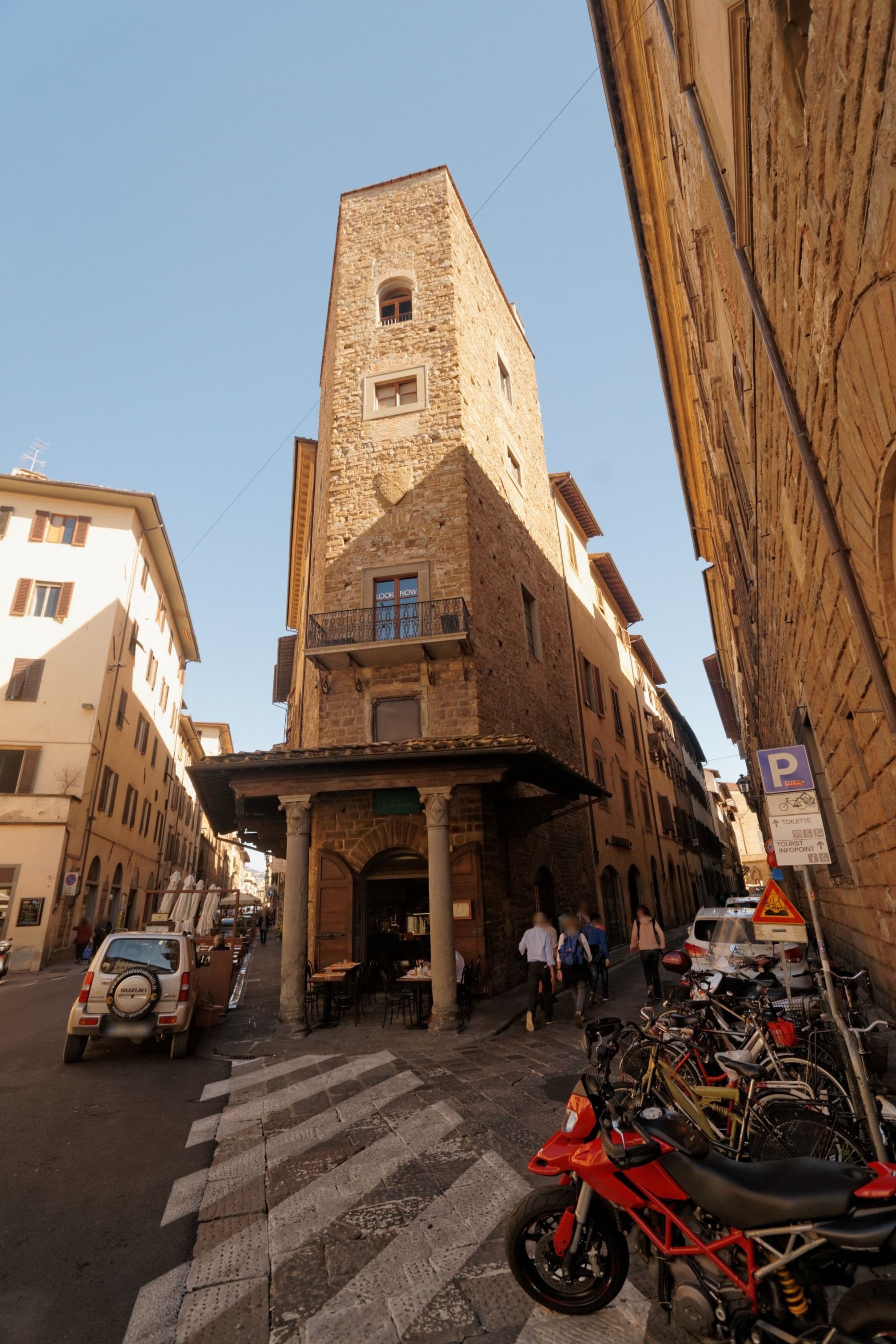 Street view near Torre degli Alberti, Florence — © txllxt (CC BY-SA · Mapillary)