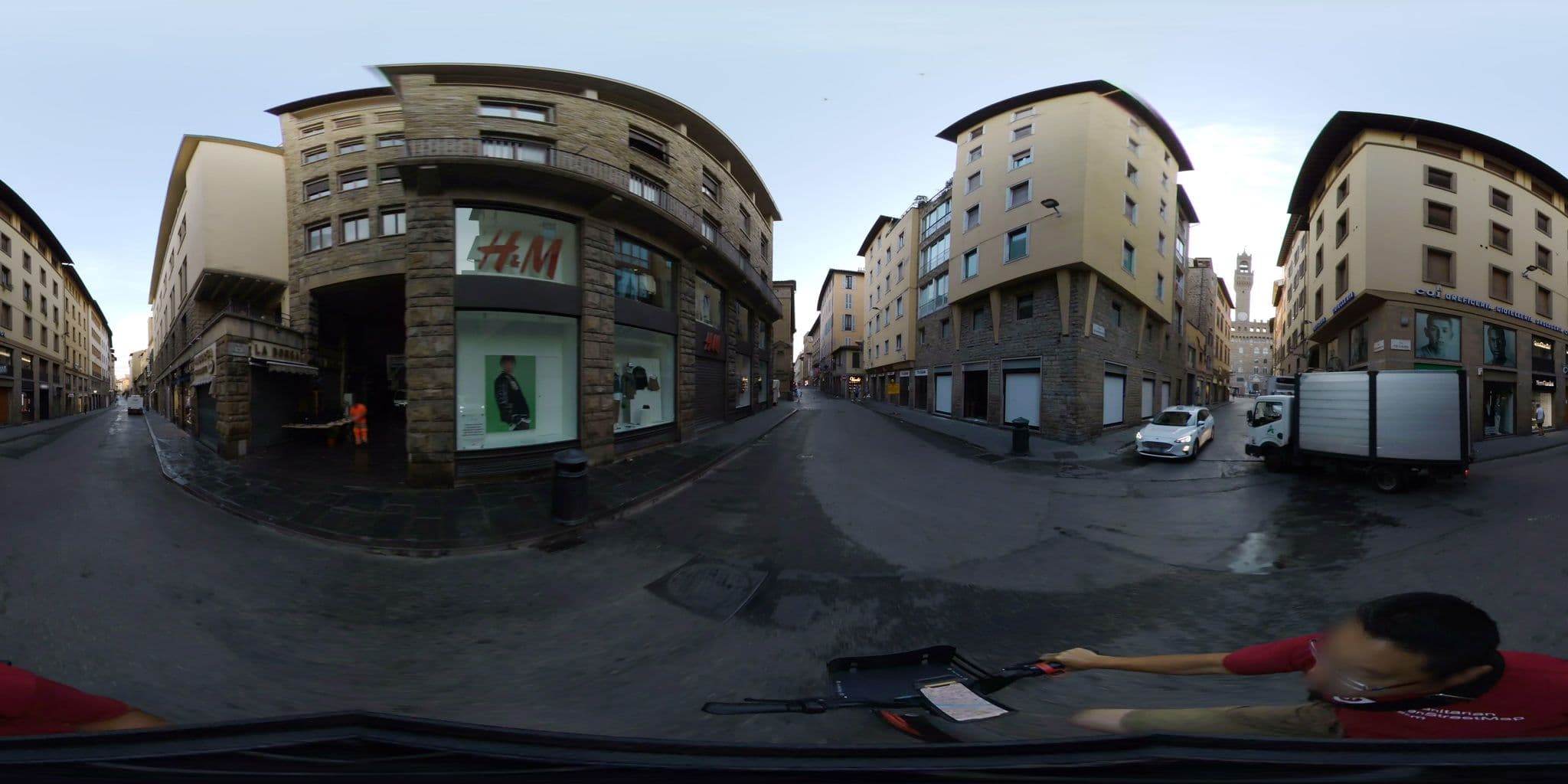 Street view near Tower House Apartment, Florence — © borisma (CC BY-SA · Mapillary)