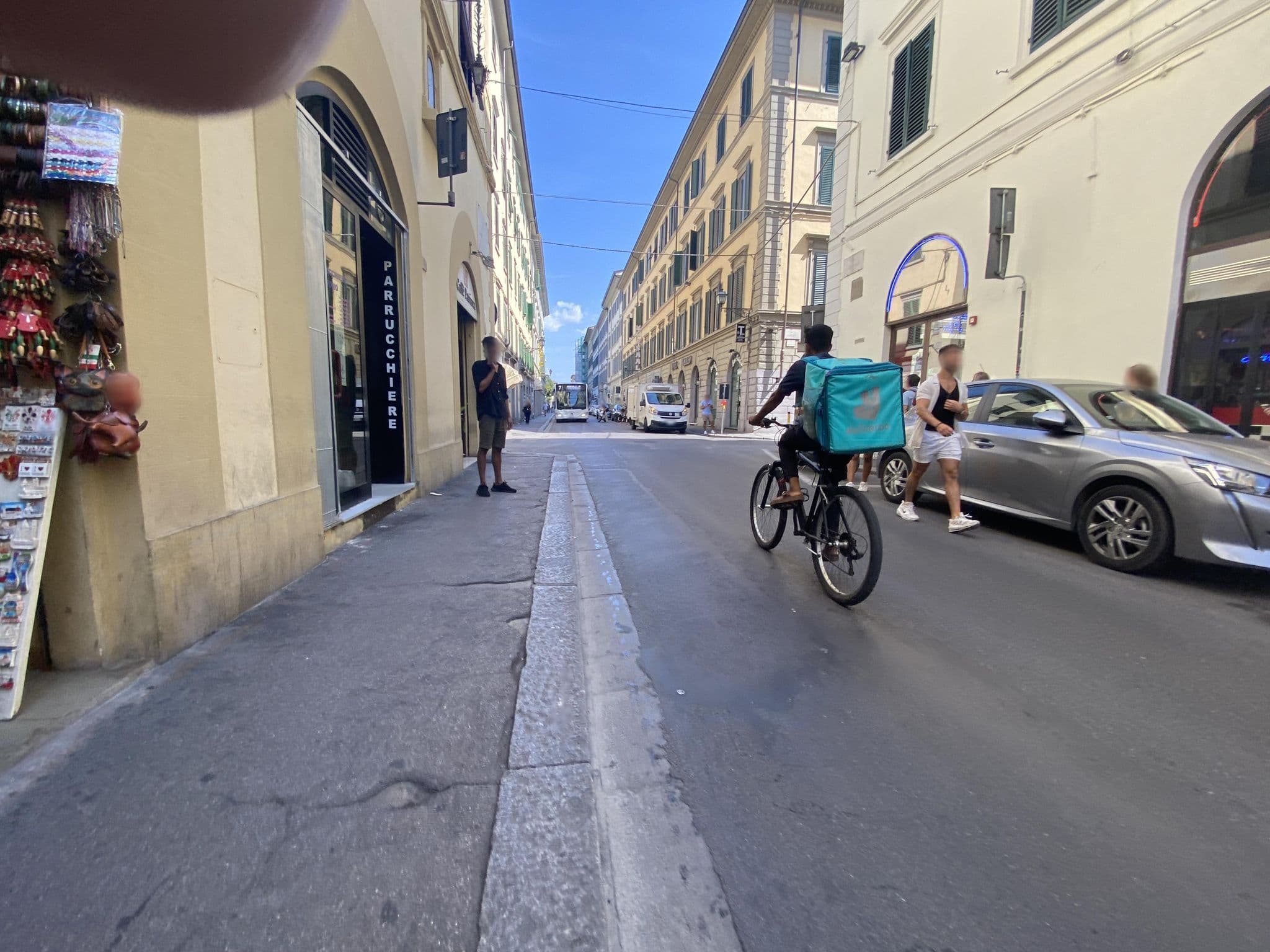 Street view near Hotel Galileo, Florence — © hede (CC BY-SA · Mapillary)