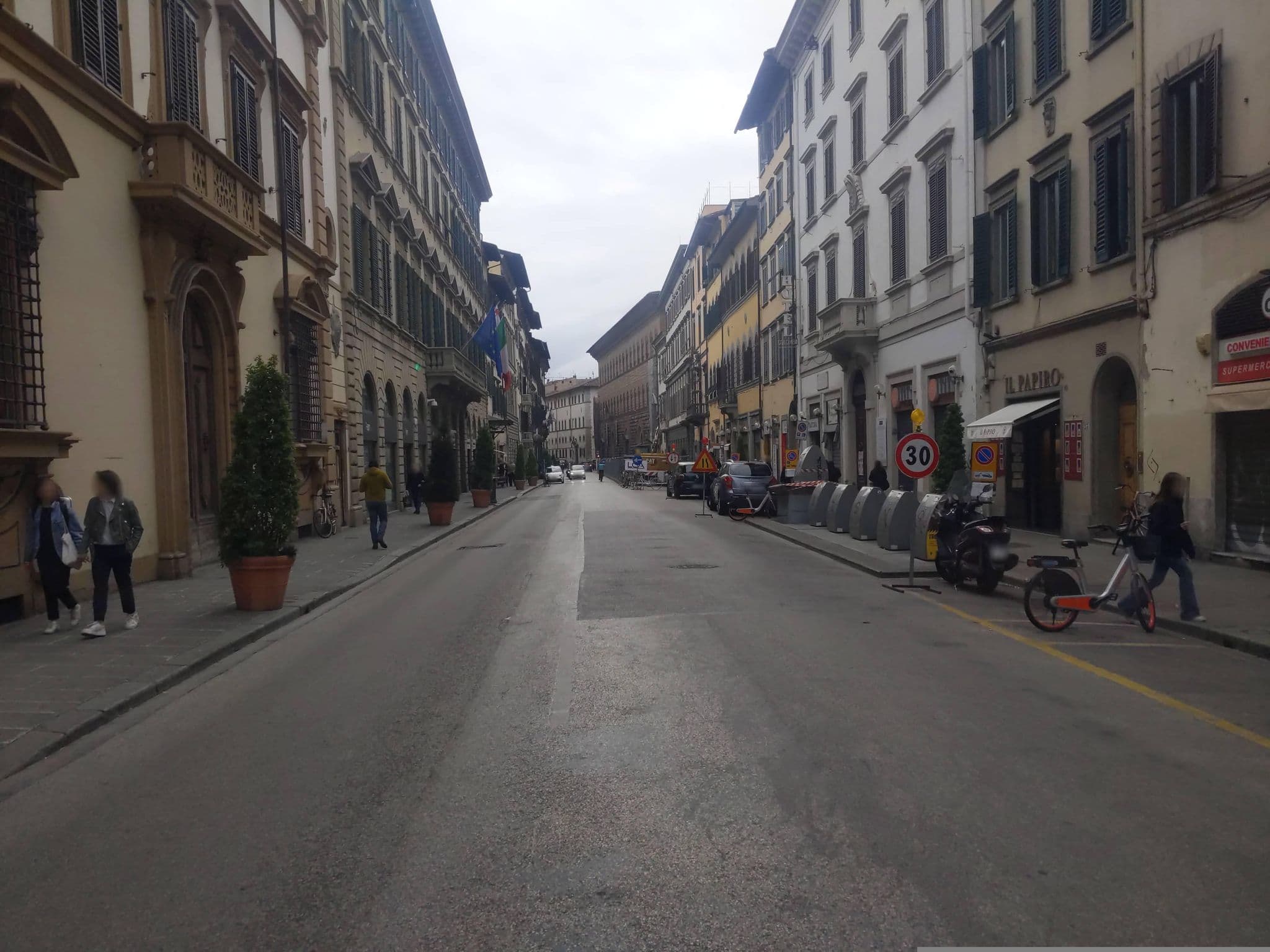 Street view near Hotel Macchiaioli, Florence — © martinligabue (CC BY-SA · Mapillary)