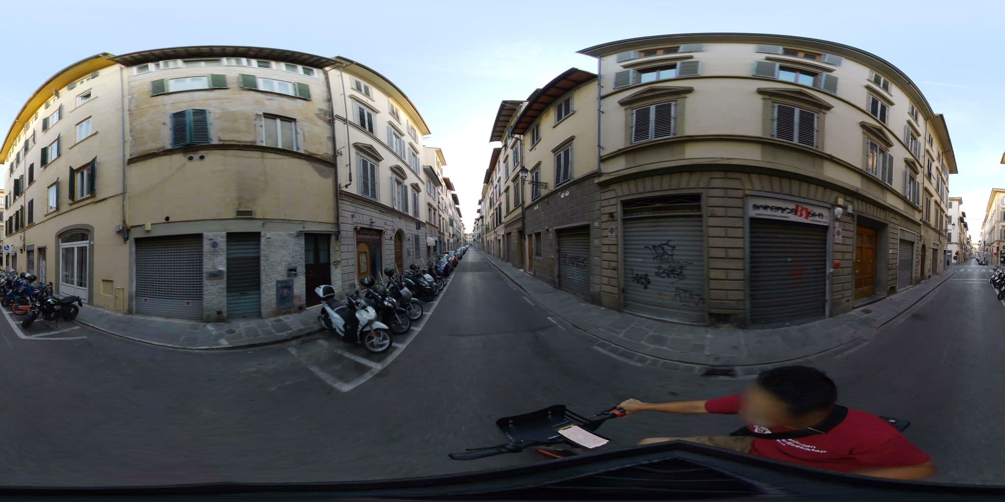 Street view near Hotel Aline, Florence — © dilipshrikhande (CC BY-SA · Mapillary)