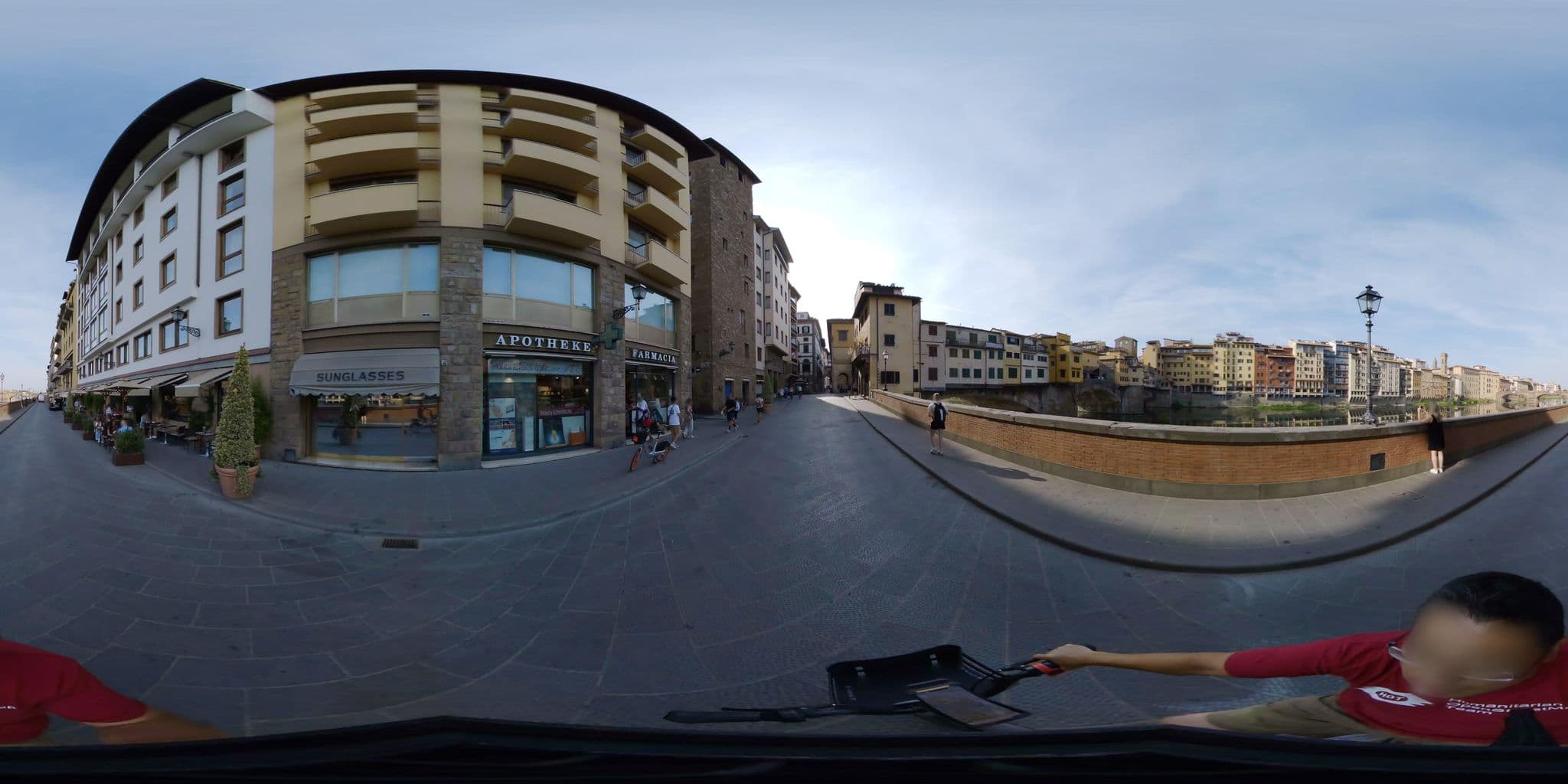 Street view near Albergo Lungarno Hotel, Florence — © mapconcierge (CC BY-SA · Mapillary)