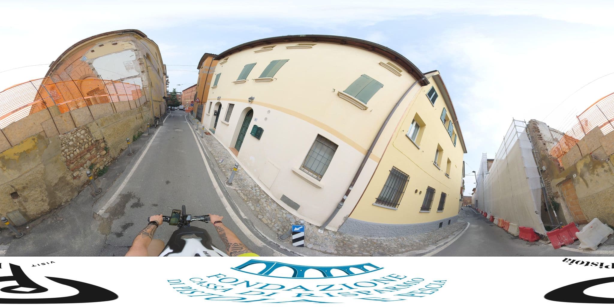 Street view near Studio Palestro, Bologna — © federicodebetto (CC BY-SA · Mapillary)