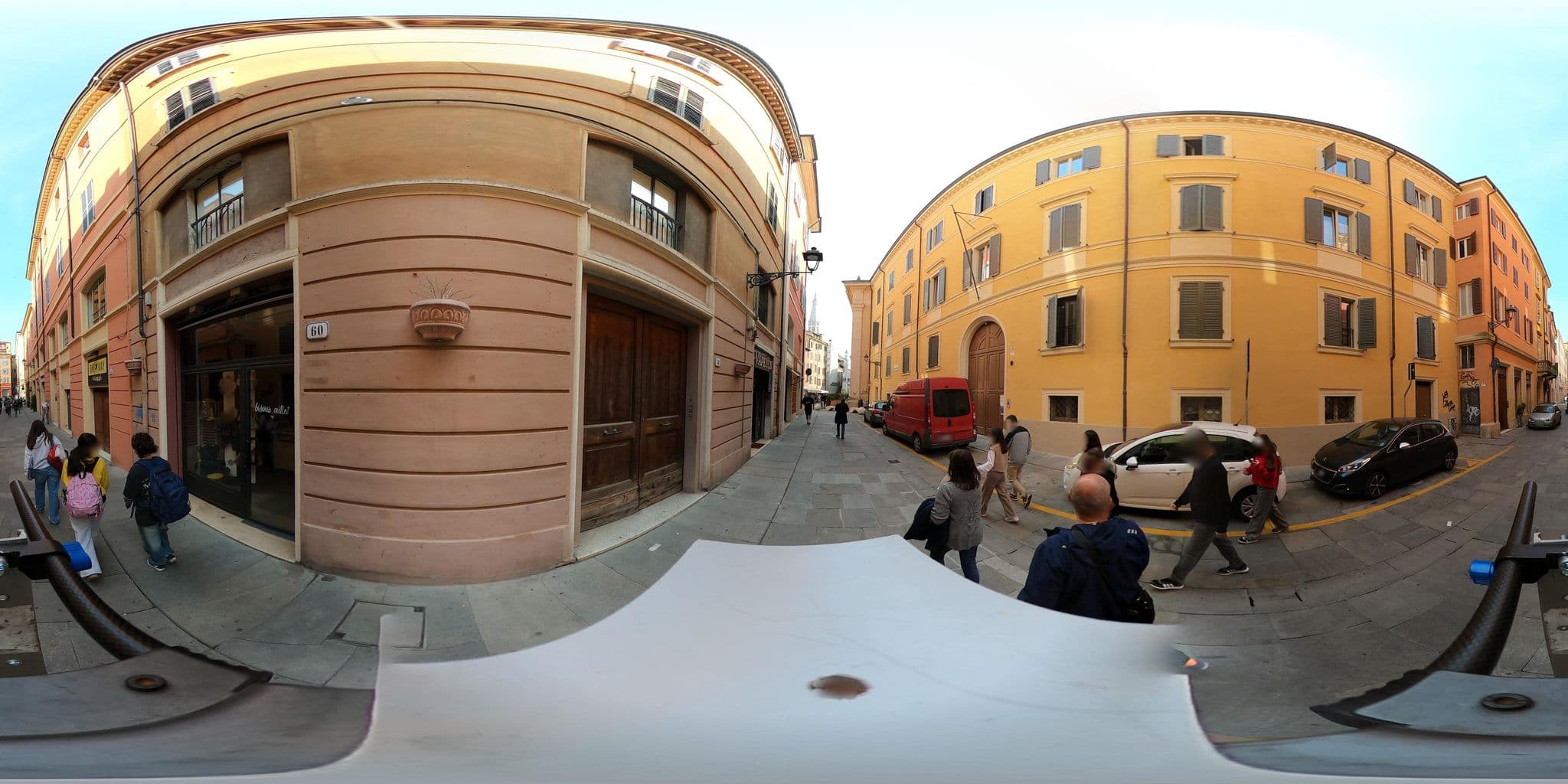 Street view near La casa del Centro, Modena — © wegavision (CC BY-SA · Mapillary)