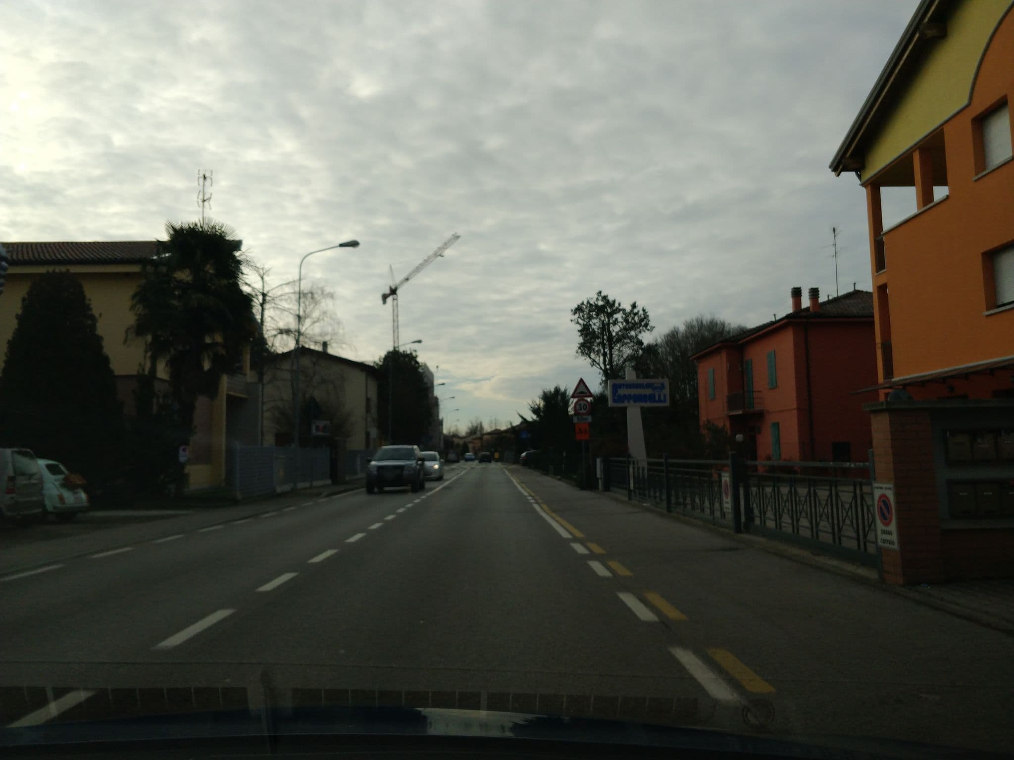 Street view near Domus Madi, Pieve di Cento — © mfortini (CC BY-SA · Mapillary)