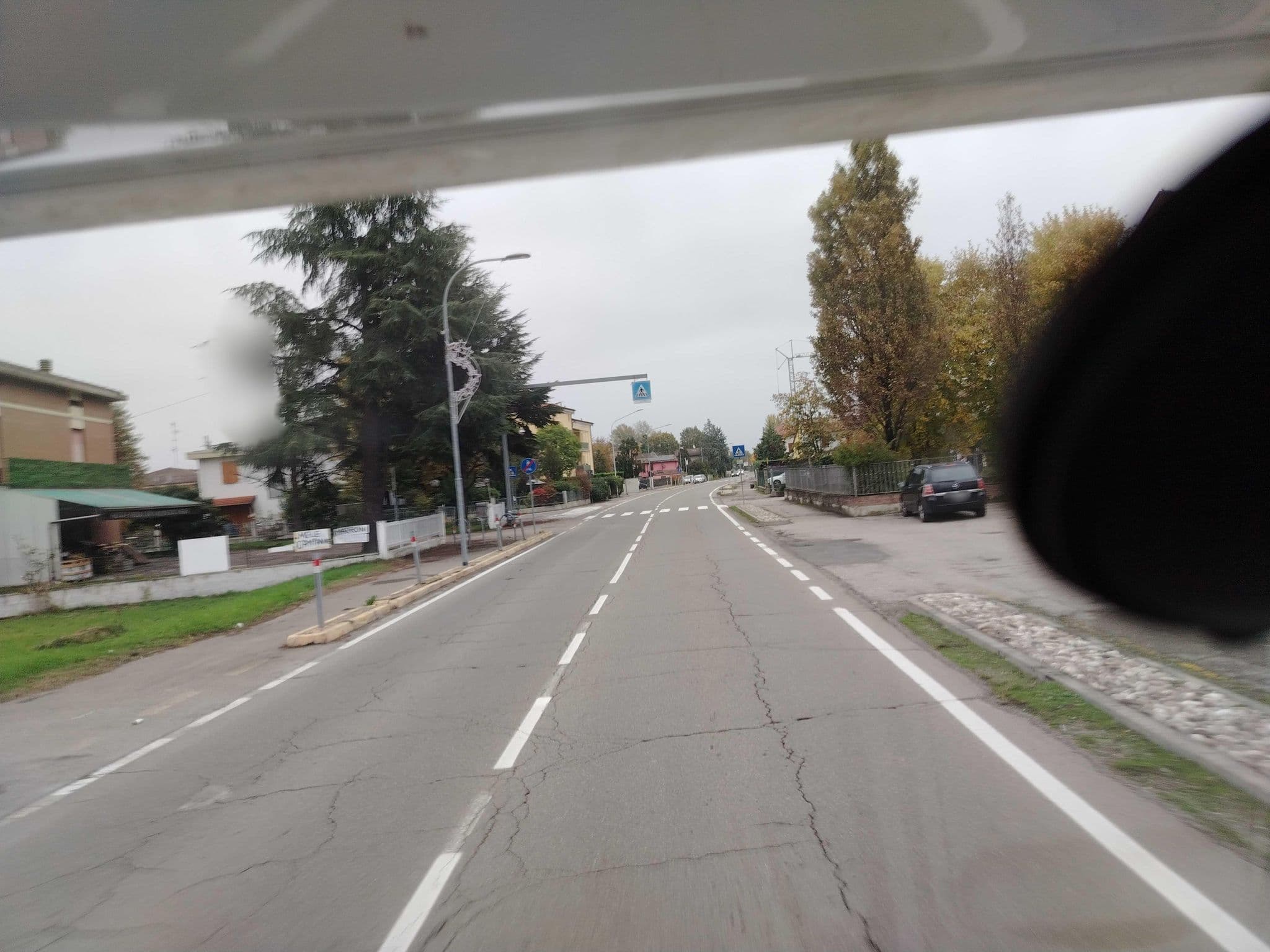 Street view near Albergo Al Falco, Medolla — © Brown69 (CC BY-SA · Mapillary)