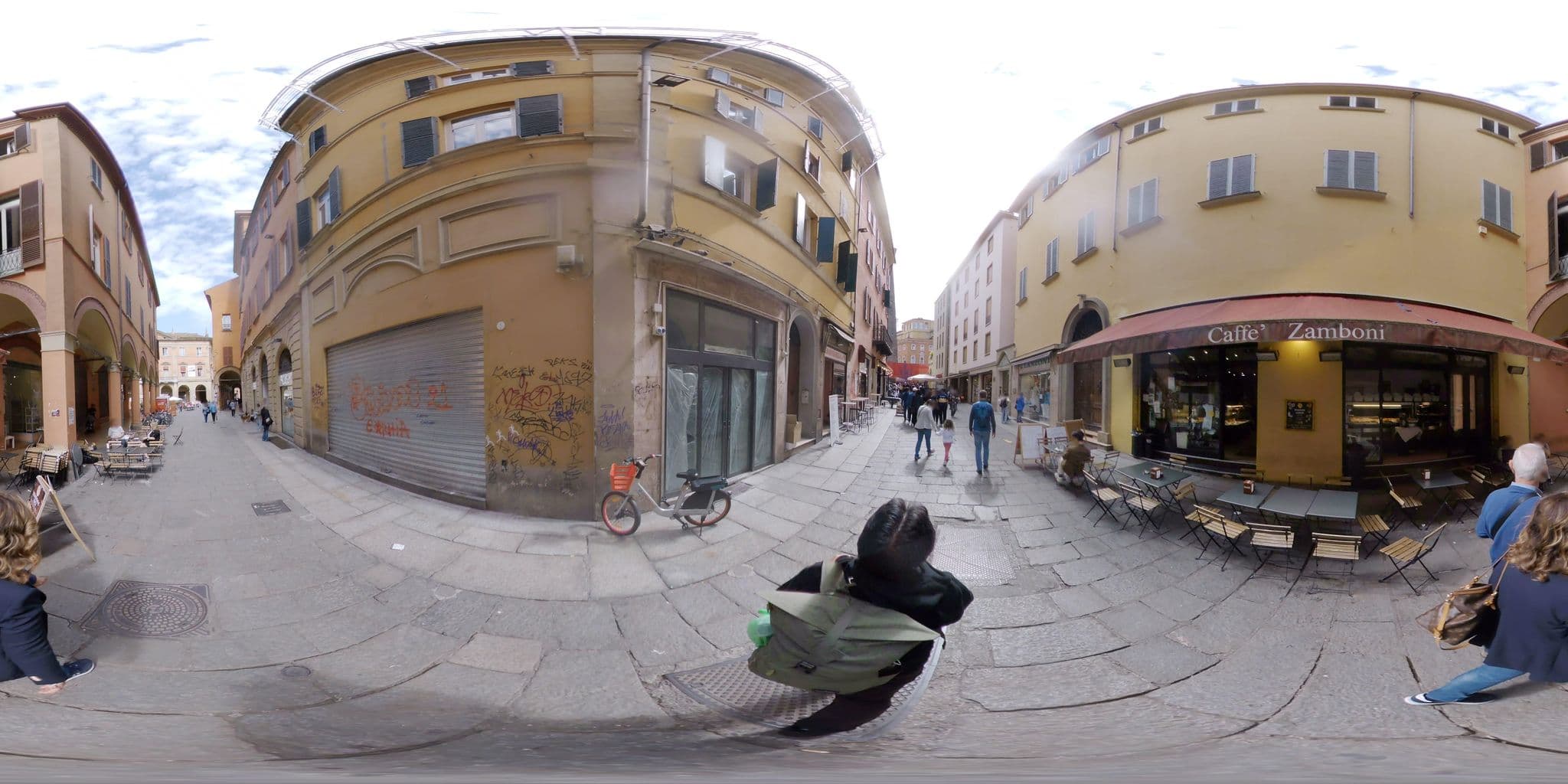 Street view near Giudei House Bologna, Bologna — © mapconcierge (CC BY-SA · Mapillary)