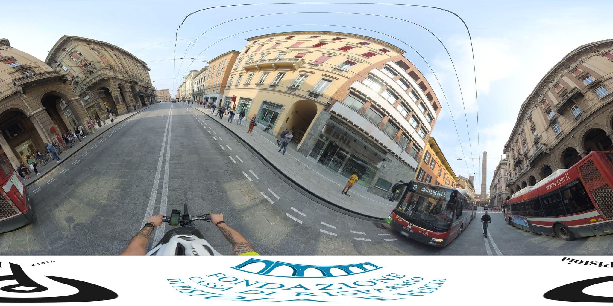 Street view near Getthekey Nettuno Studio, Bologna — © federicodebetto (CC BY-SA · Mapillary)