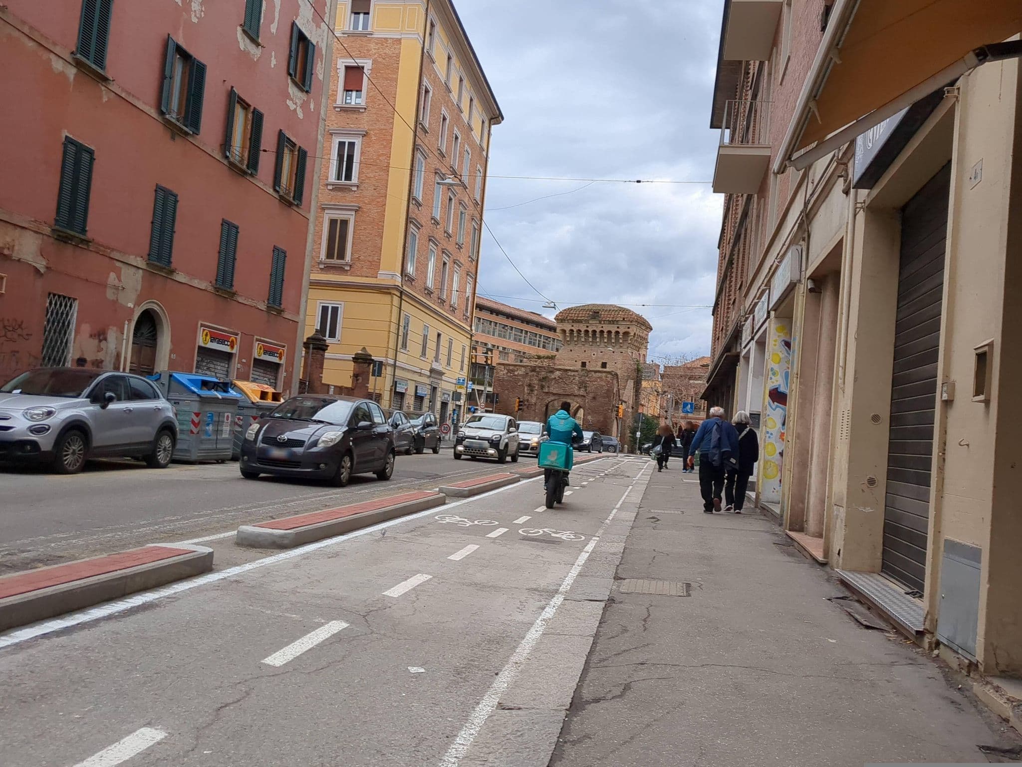 Street view near antica Bologna B&B, Bologna — © jacopofar (CC BY-SA · Mapillary)